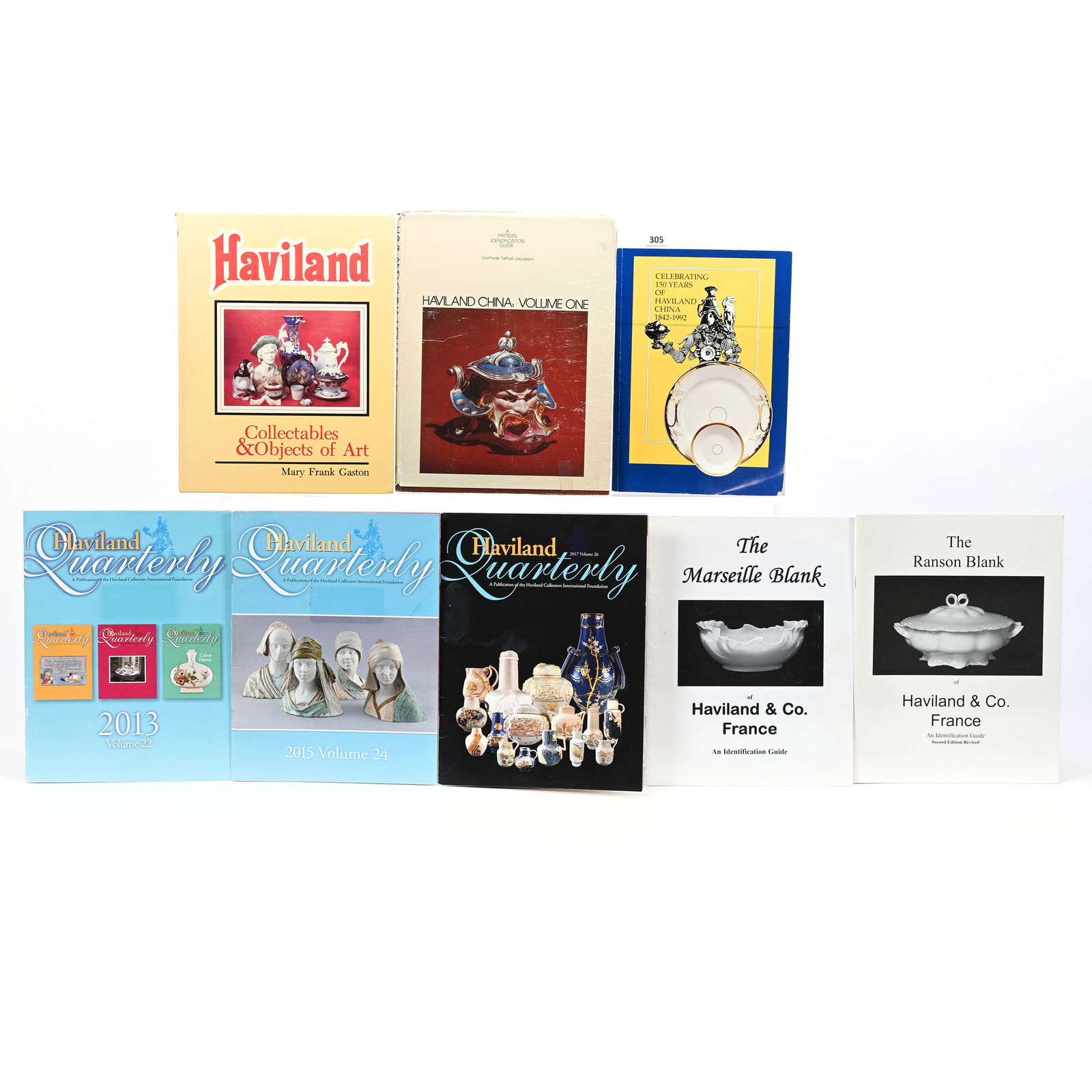 (8) Books And Booklets About Haviland Porcelain (1 of 2)