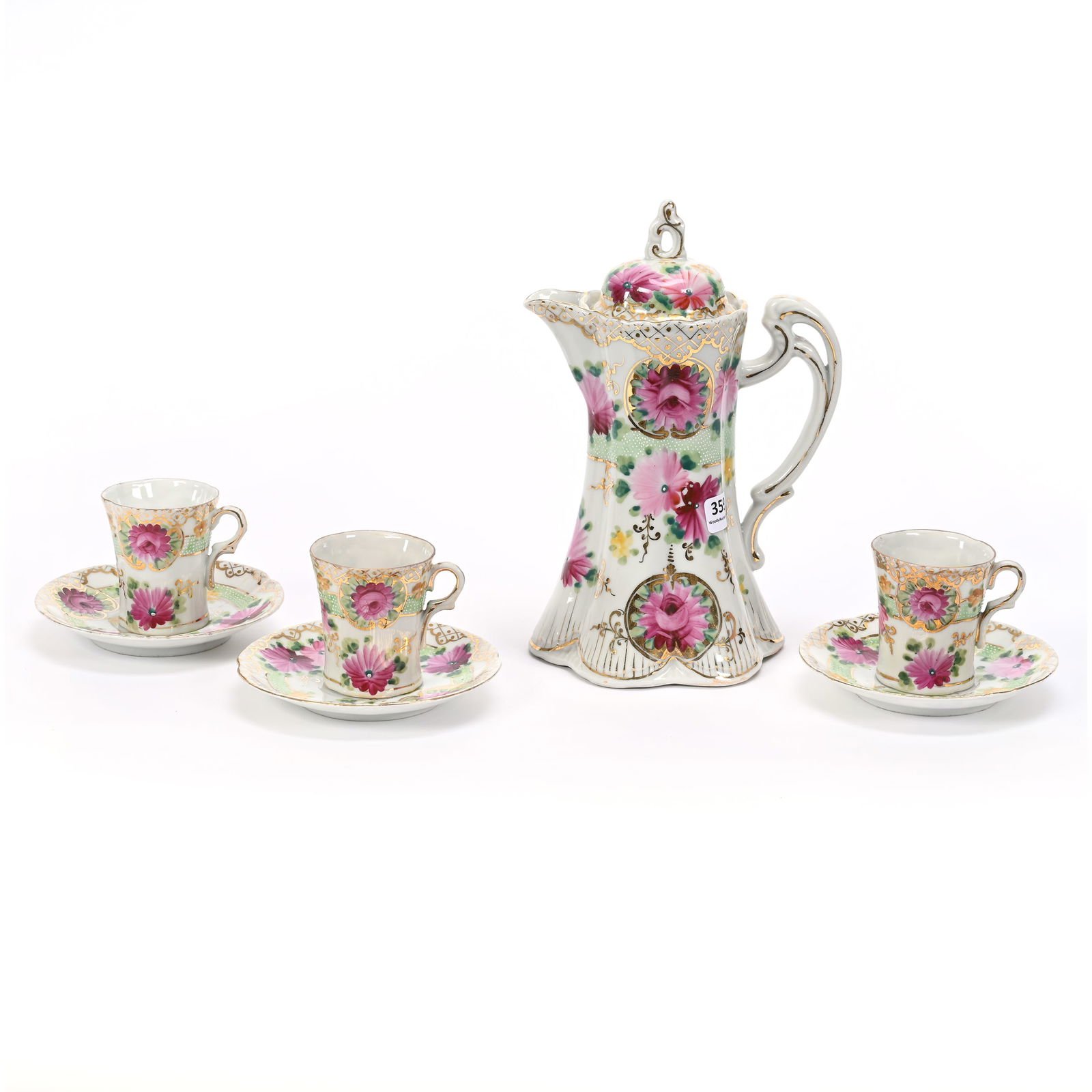 Chocolate Set, Unmarked Nippon Style (1 of 6)