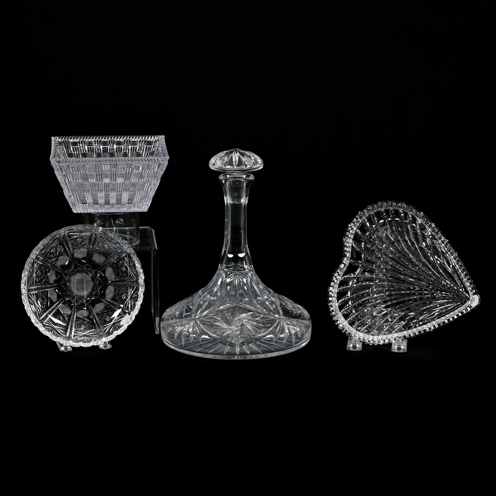 (4) Modern Pattern Glass Items (1 of 5)