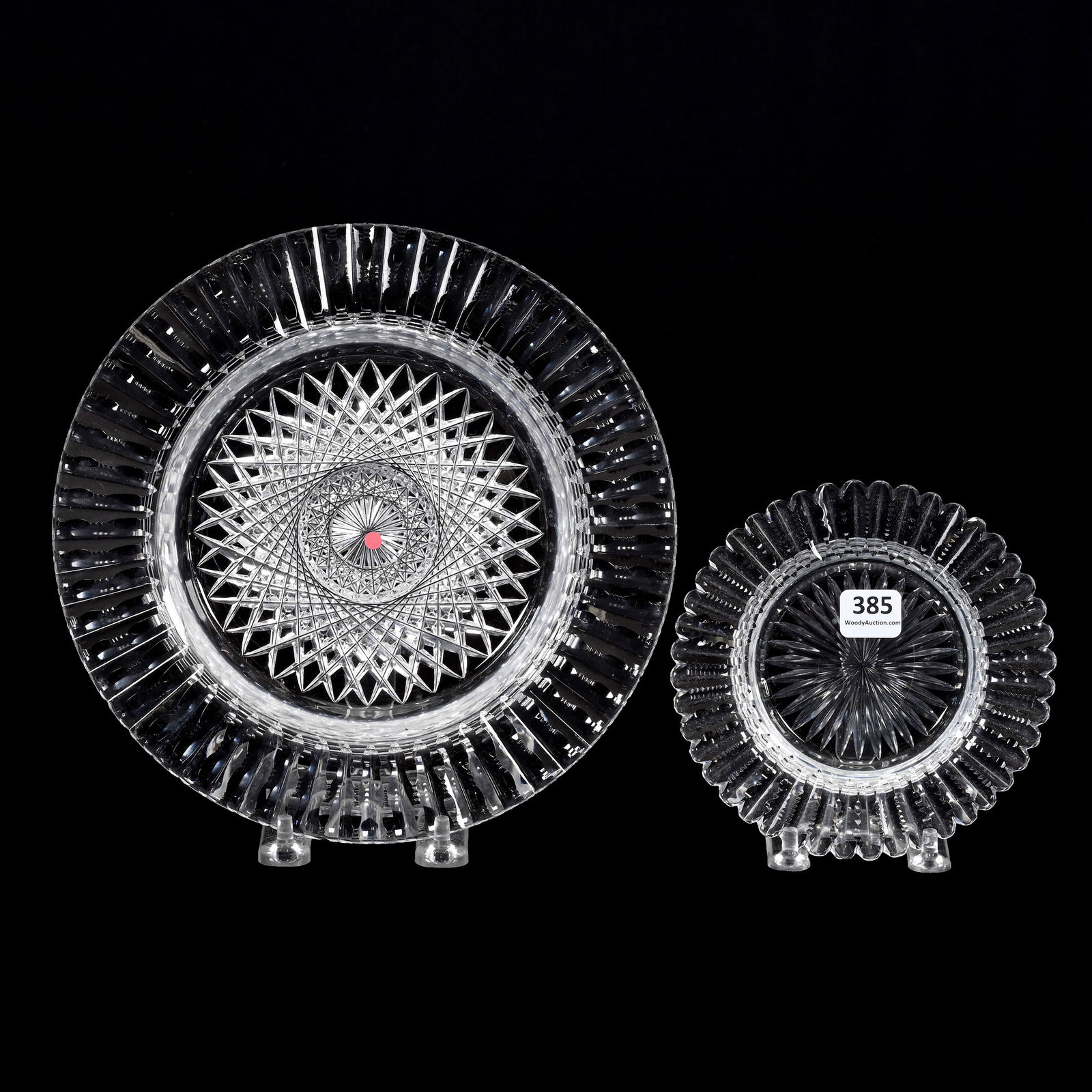 (2) Underplates, American Brilliant Cut Glass (1 of 4)