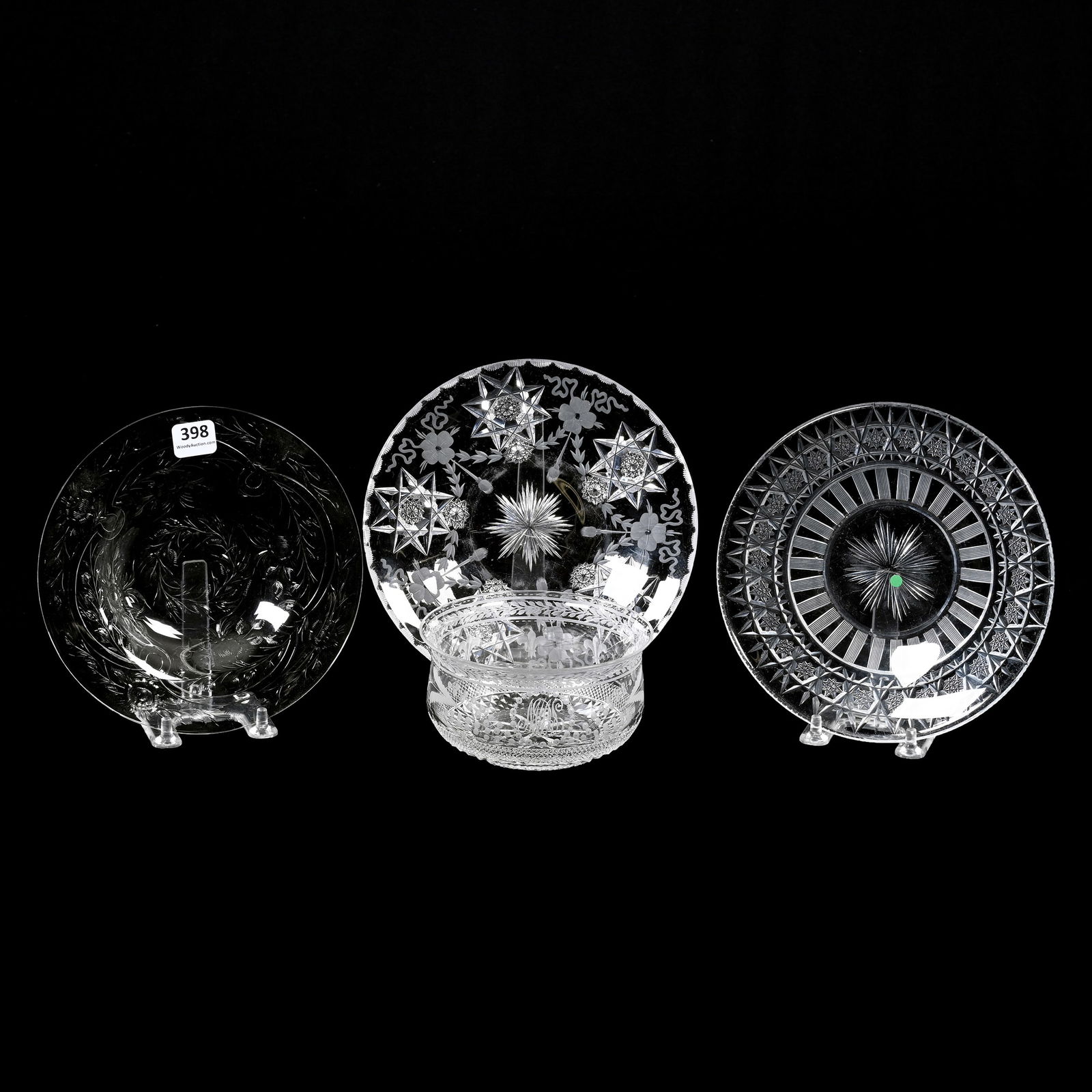 (4) Items, American Brilliant Cut Glass (1 of 3)