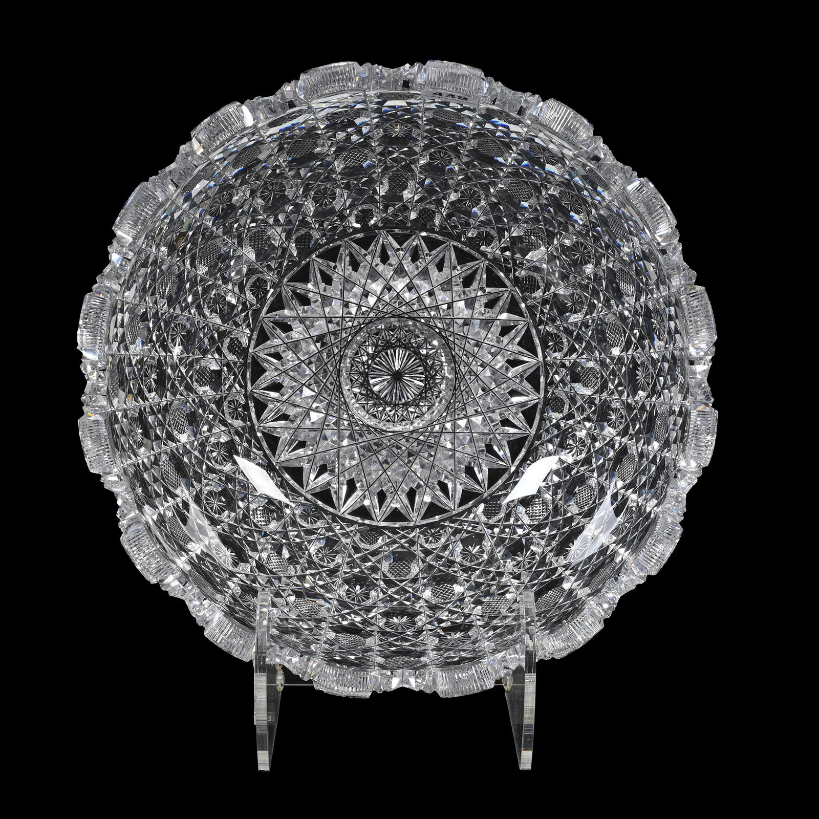 Bowl, American Brilliant Cut Glass (1 of 3)