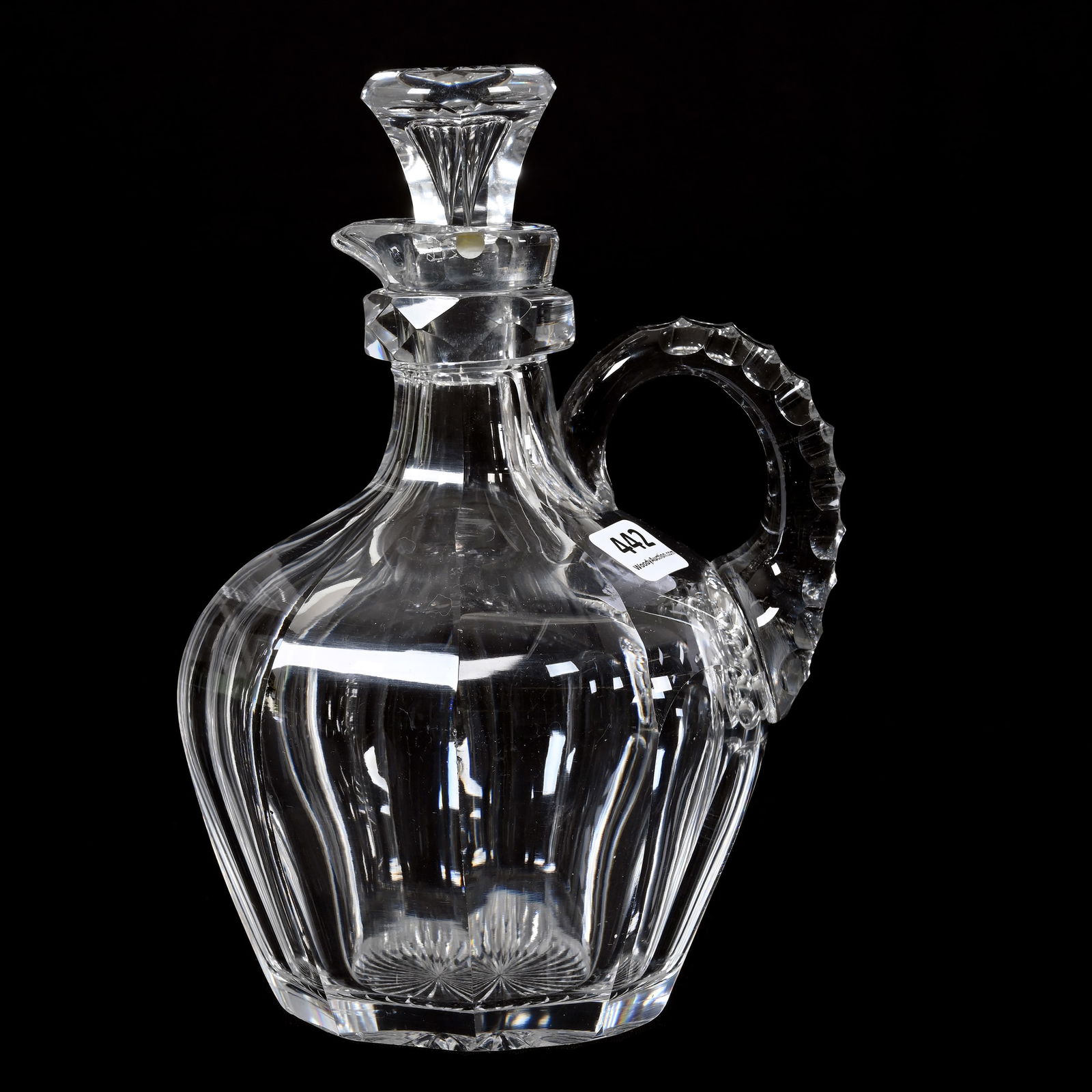 Whiskey Jug, American Brilliant Cut Glass (1 of 4)