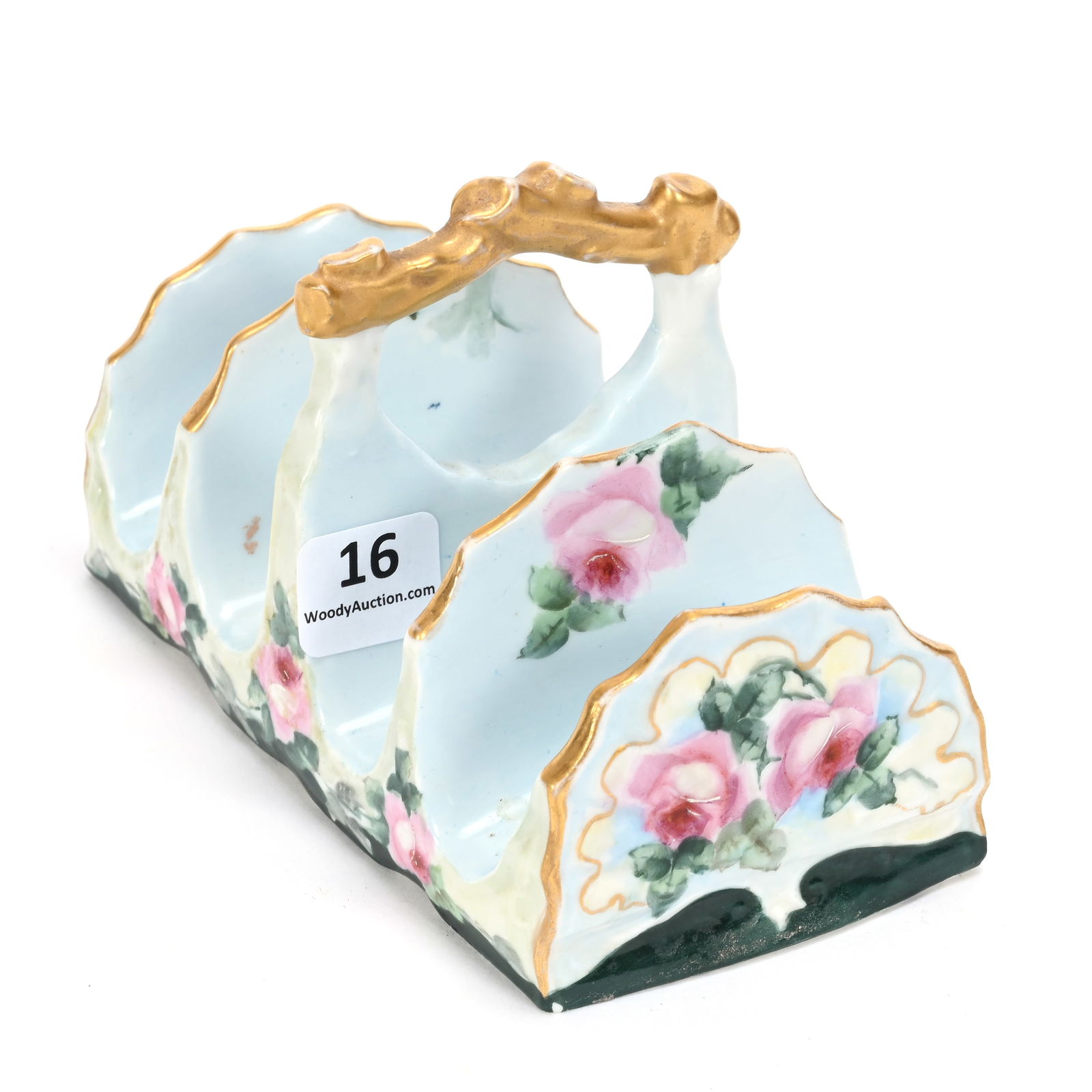 Victorian Toast Rack, Unmarked Limoges Style (1 of 3)