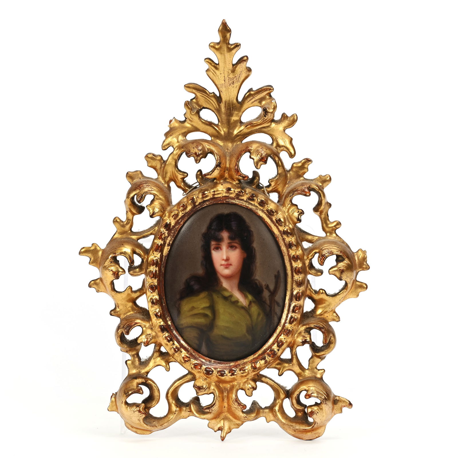 Oval Porcelain Plaque, Marked "Made In Germany" (1 of 4)