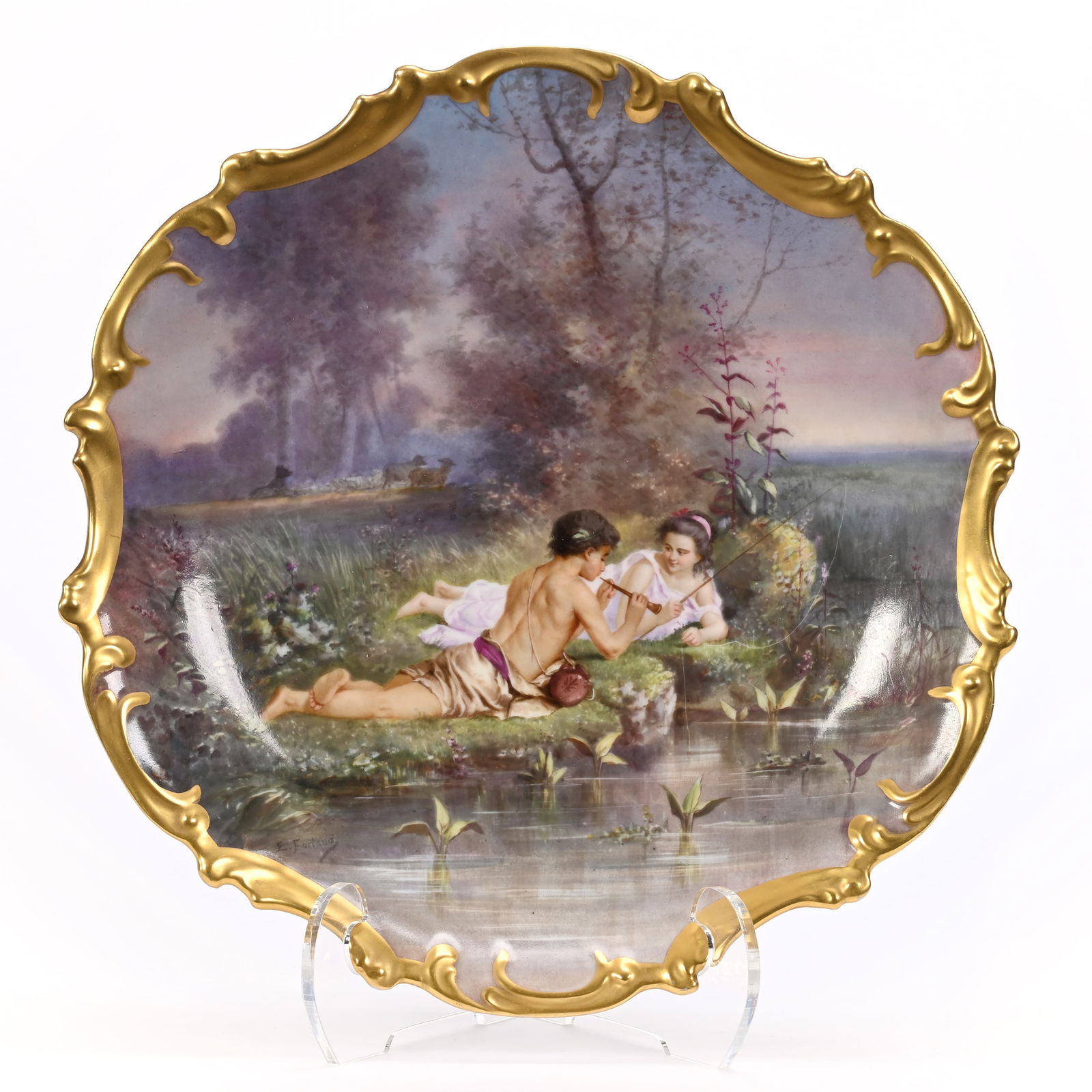 Charger Marked Limoges (1 of 3)