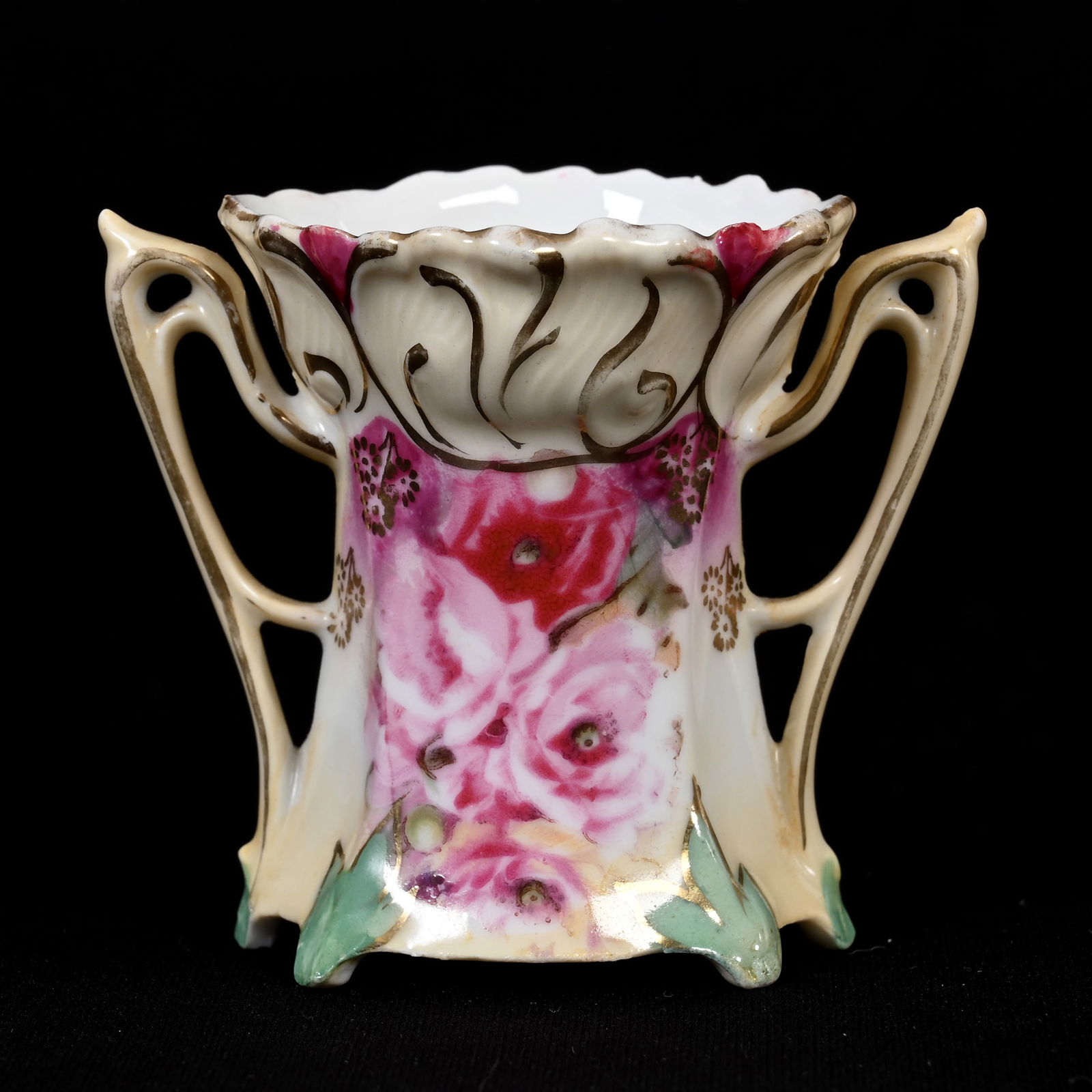 Toothpick Holder Marked R.S. Prussia, Two Handles (1 of 3)