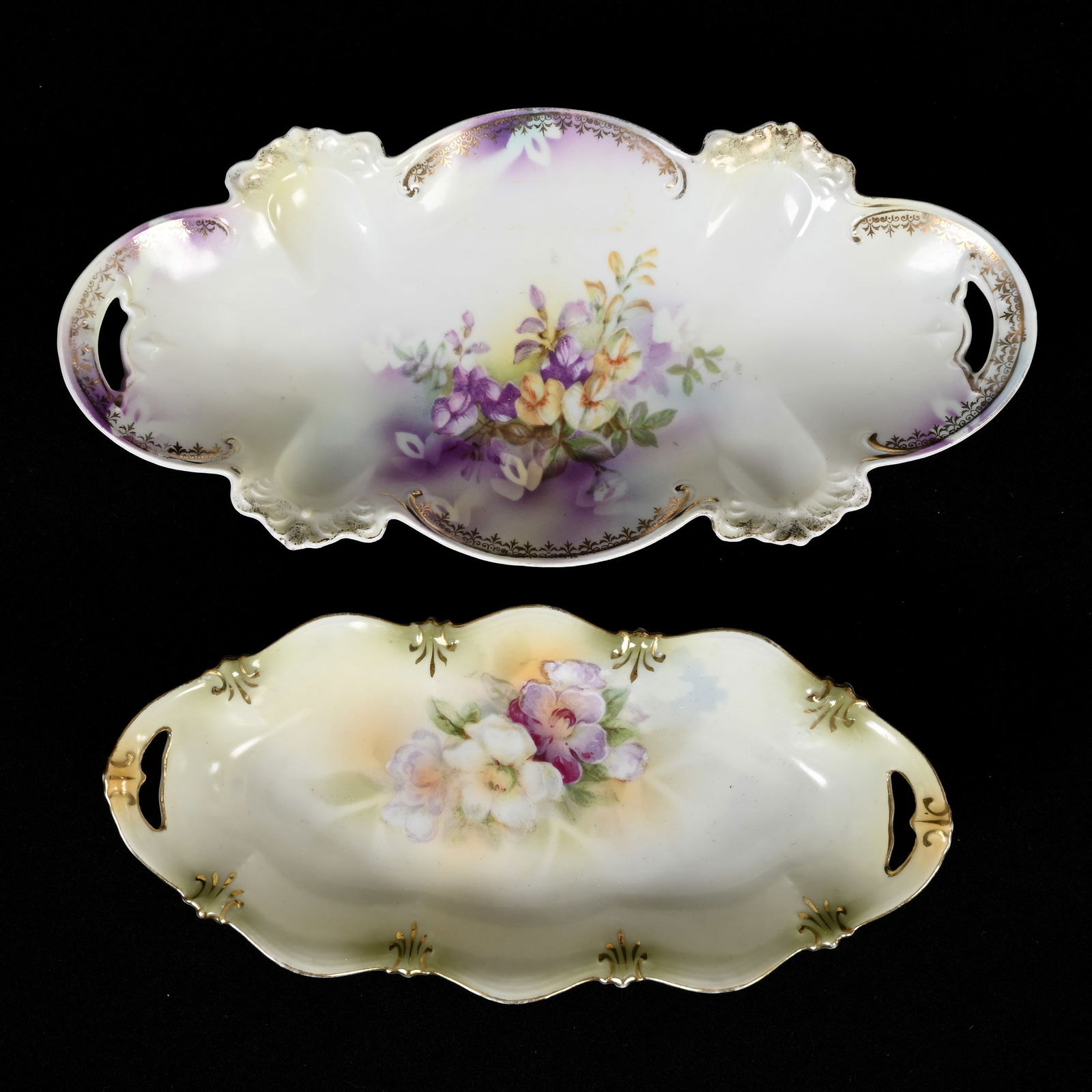 (2) Relish Trays Marked R.S. Prussia (1 of 2)