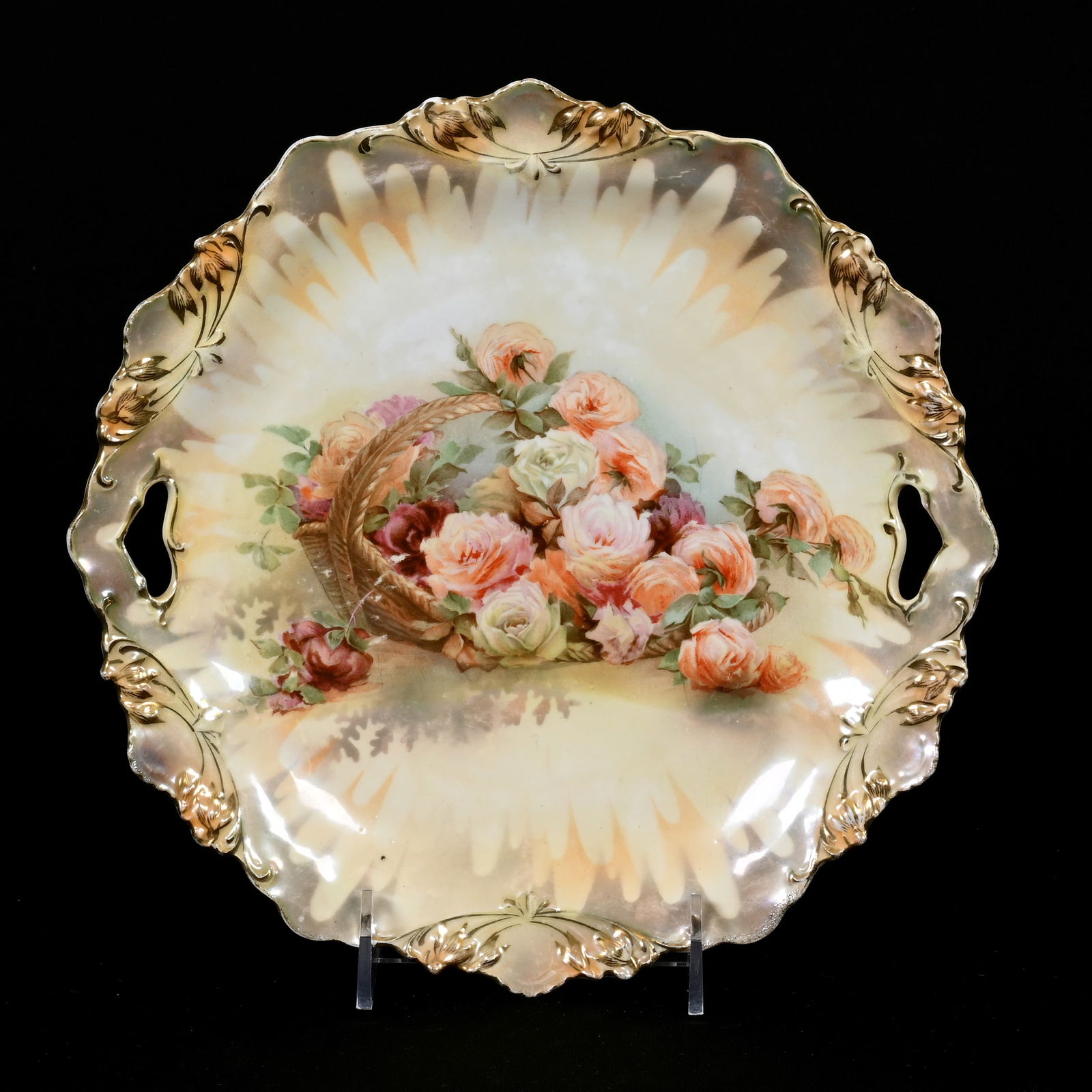 Cake Plate Marked R.S. Prussia (1 of 2)