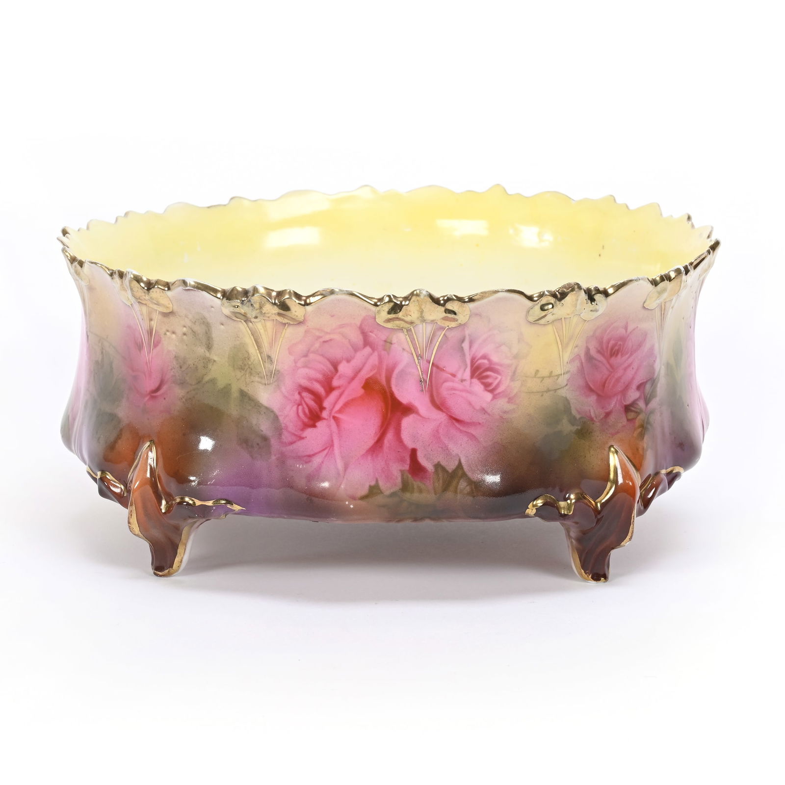 Footed Ferner, Unmarked R.S. Prussia (1 of 3)