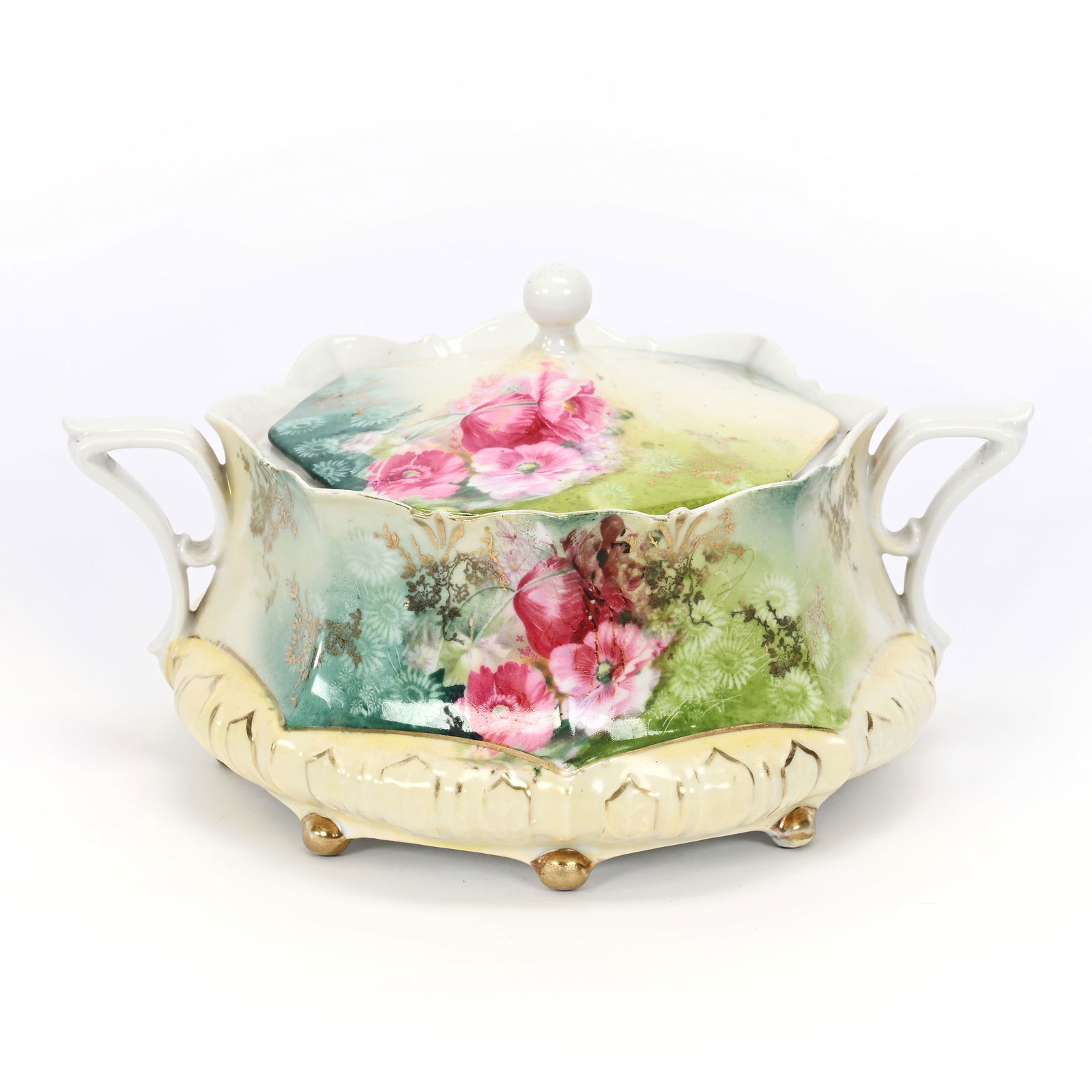 Cracker Jar Marked R.S. Prussia (1 of 3)