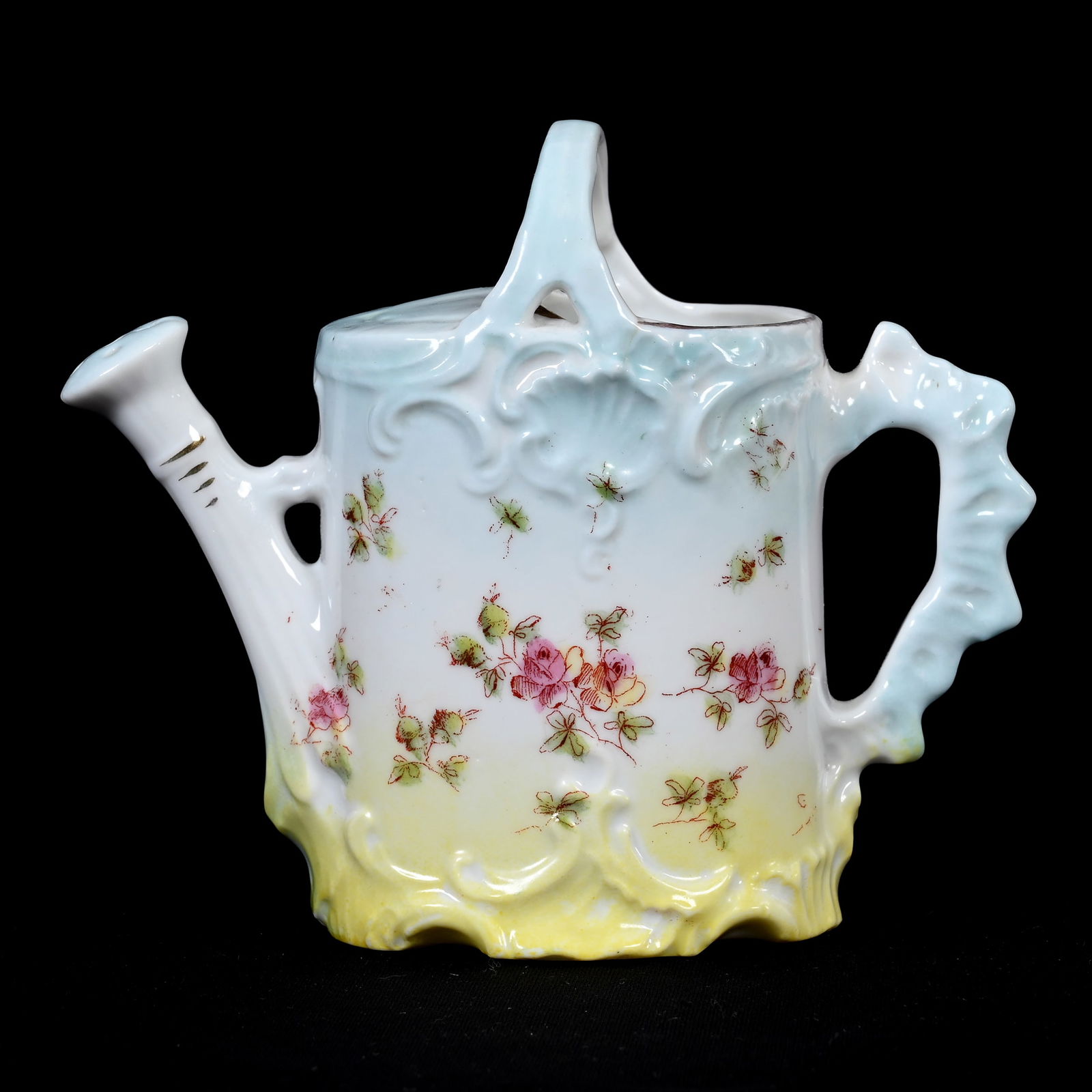 Watering Can, Figural, Early Unmarked Prussia (1 of 3)