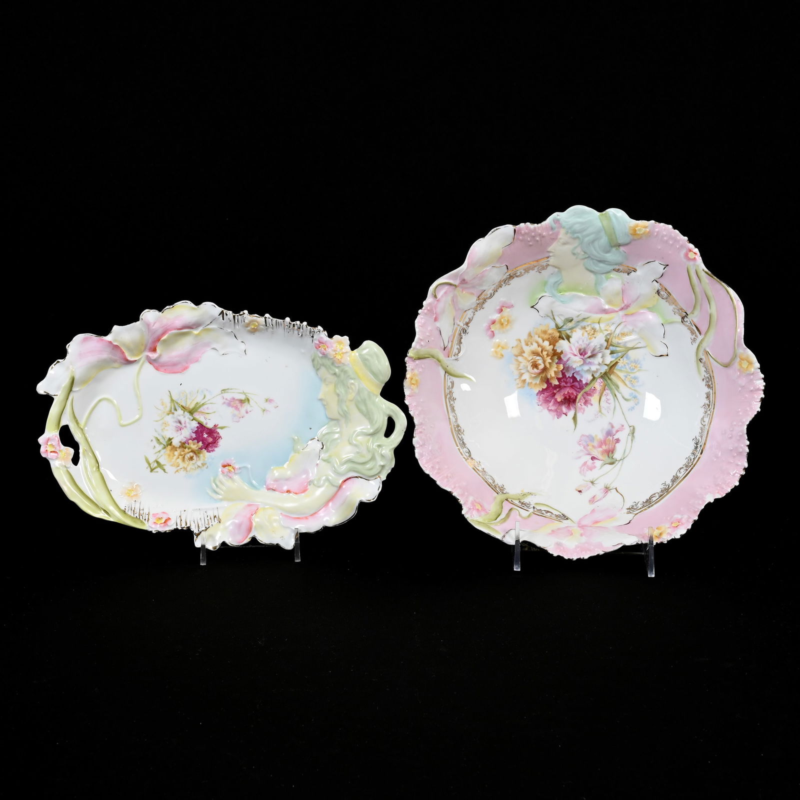 (2) Hidden Image Items, Unmarked R.S. Prussia (1 of 4)