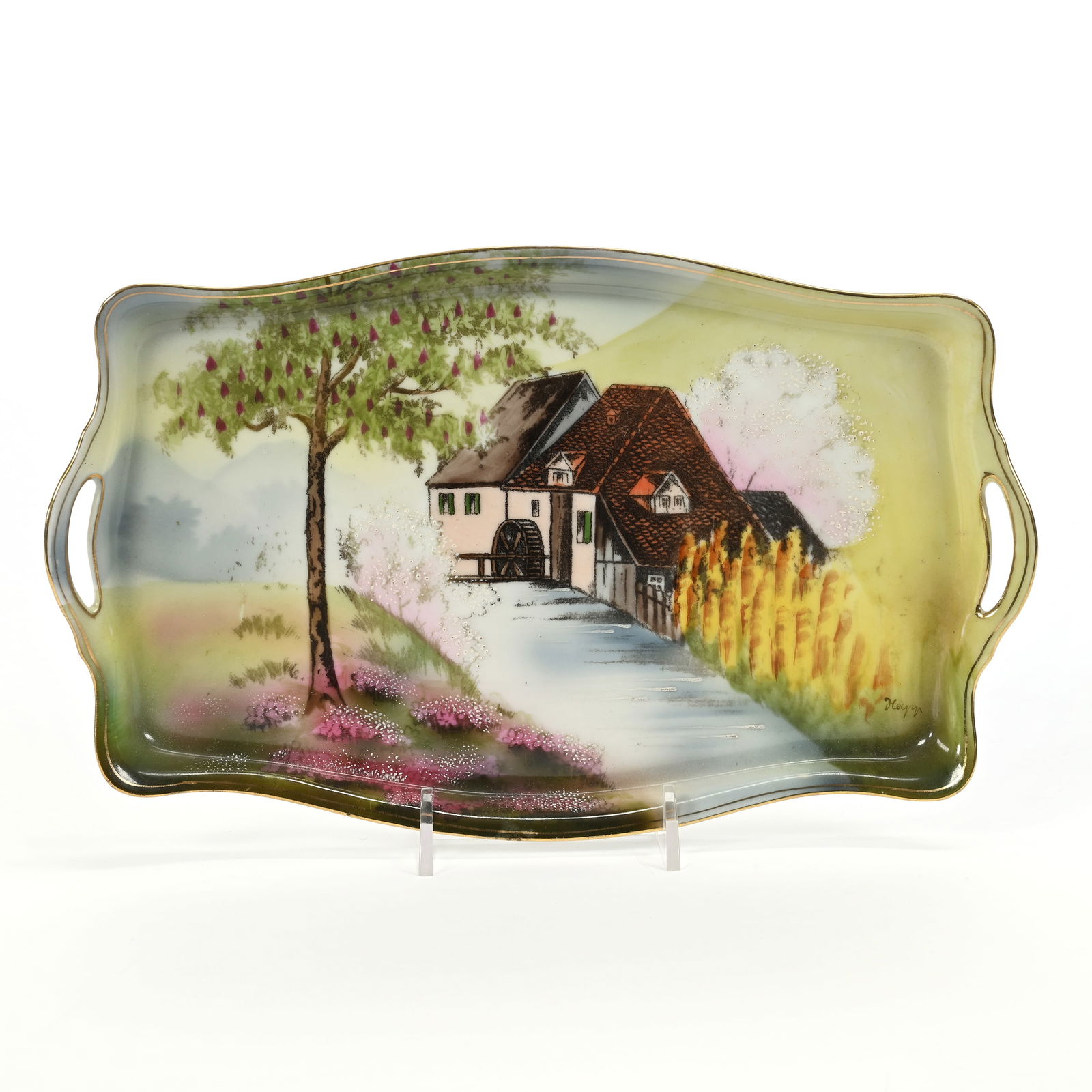 Dresser Tray Marked R.S. Germany (1 of 3)