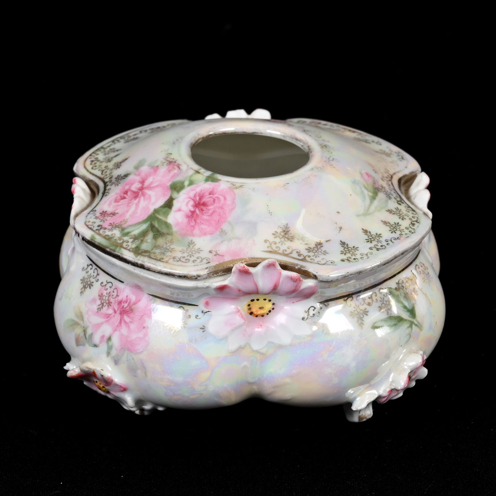 Hair Receiver Marked R.S. Prussia (1 of 4)