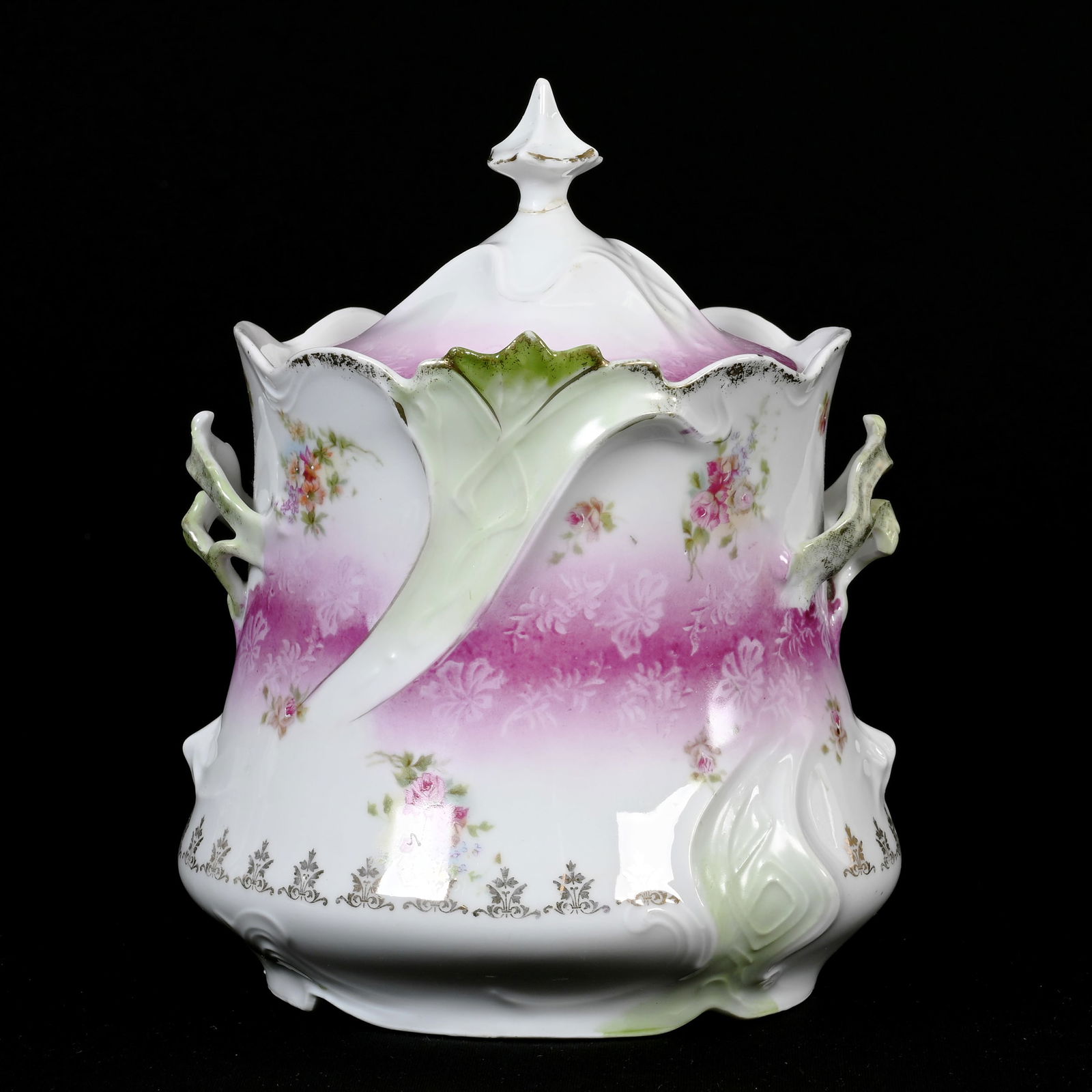 Biscuit Jar, Unmarked R.S. Prussia (1 of 4)