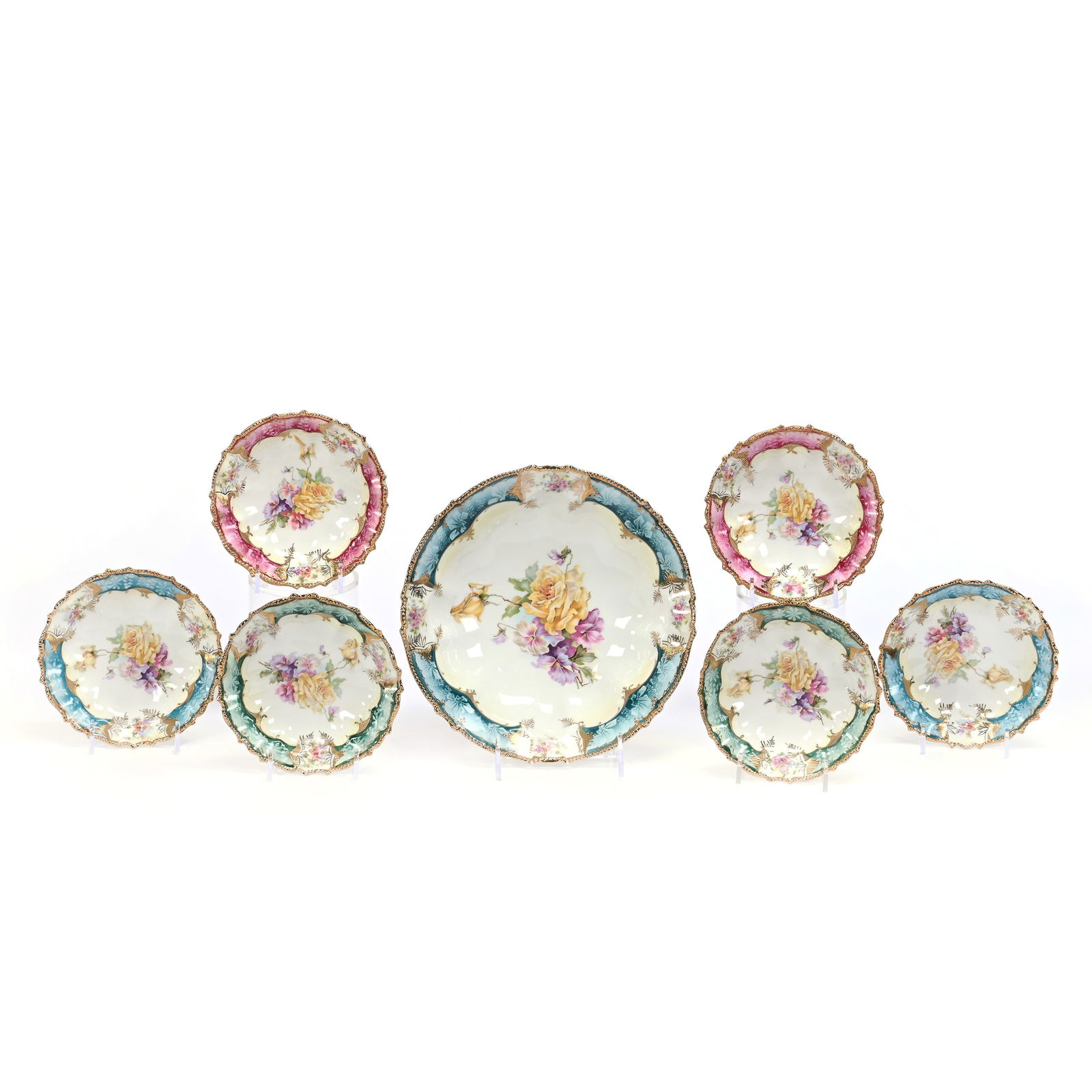 Berry Set Marked Saxe Altenburg, Seven Piece (1 of 3)