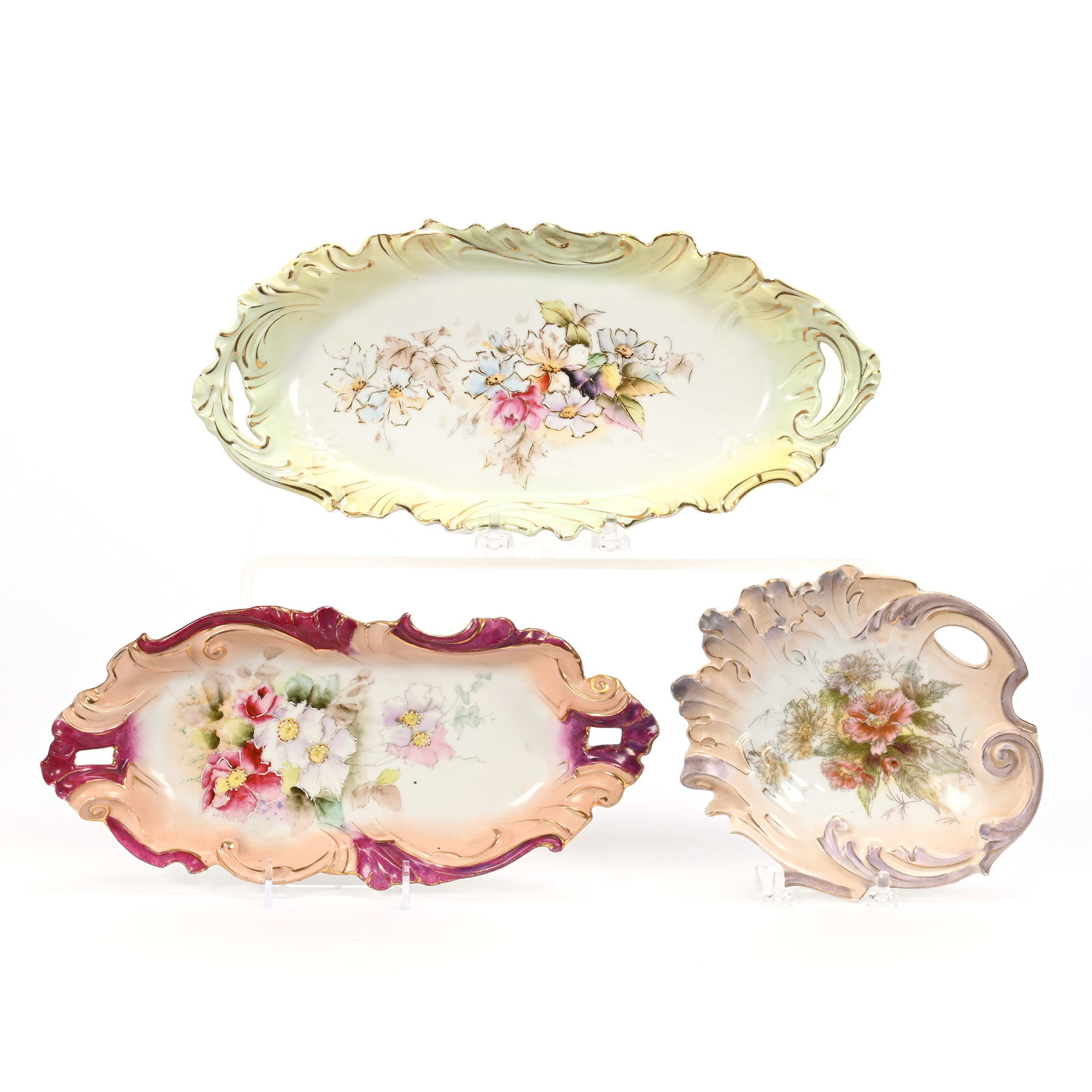 (3) Items, All Unmarked, Early Prussia Mold (1 of 5)