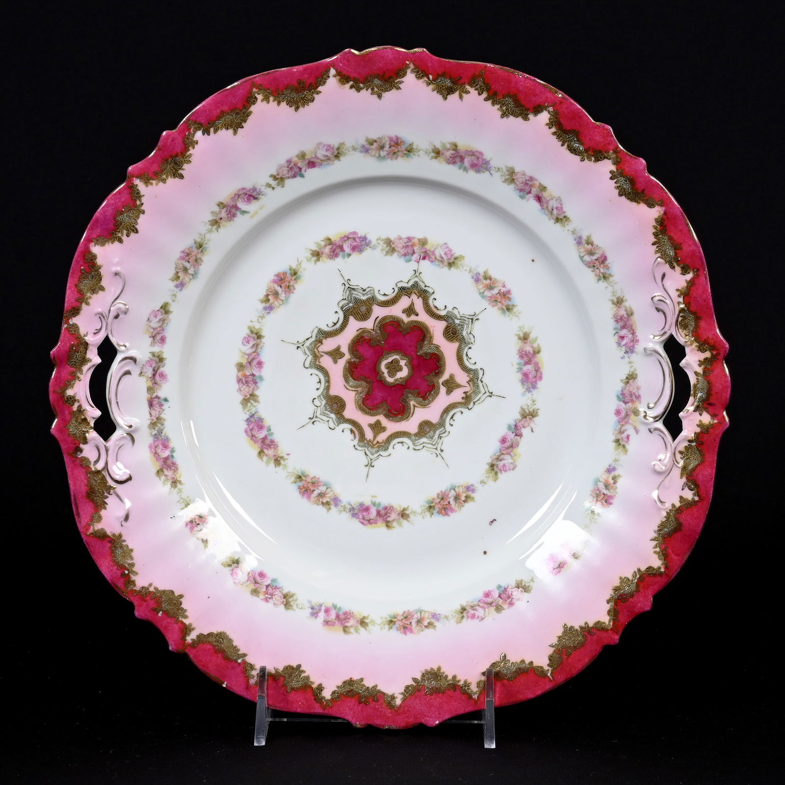 Cake Plate, Unmarked R.S. Prussia (1 of 2)