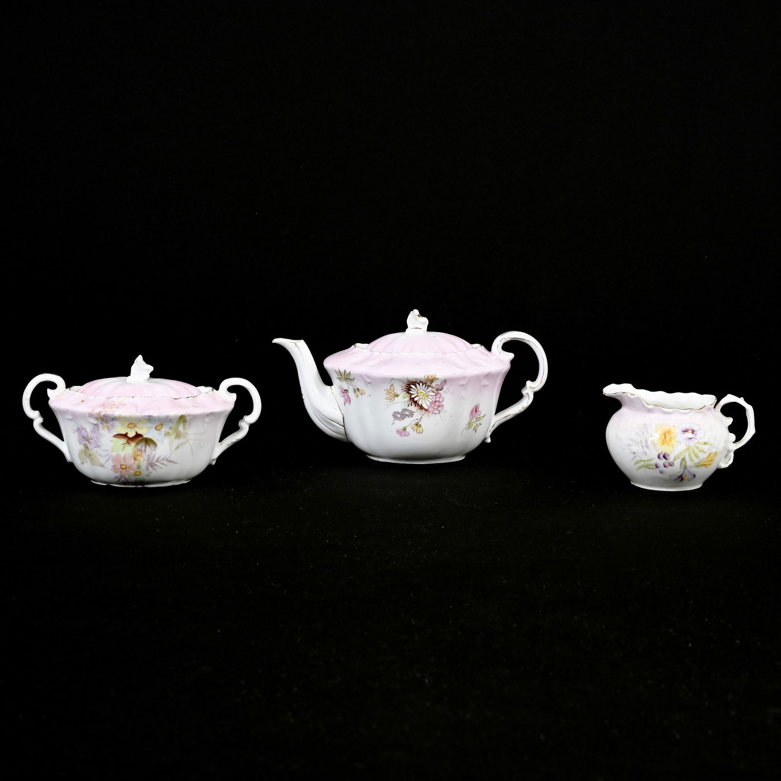 Tea Set, Three Piece, Unmarked R.S. Prussia (1 of 4)