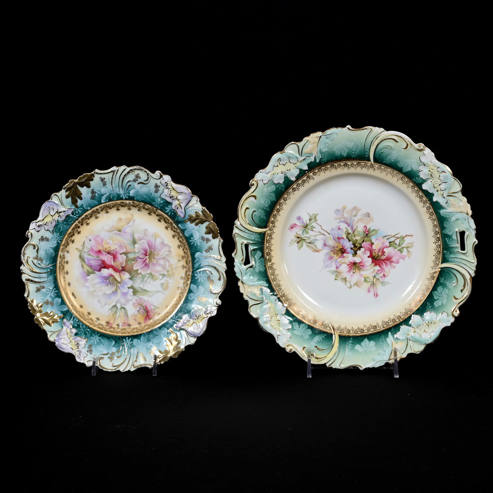 (2) Plates, Both Are Poppy Mold Variation (1 of 2)