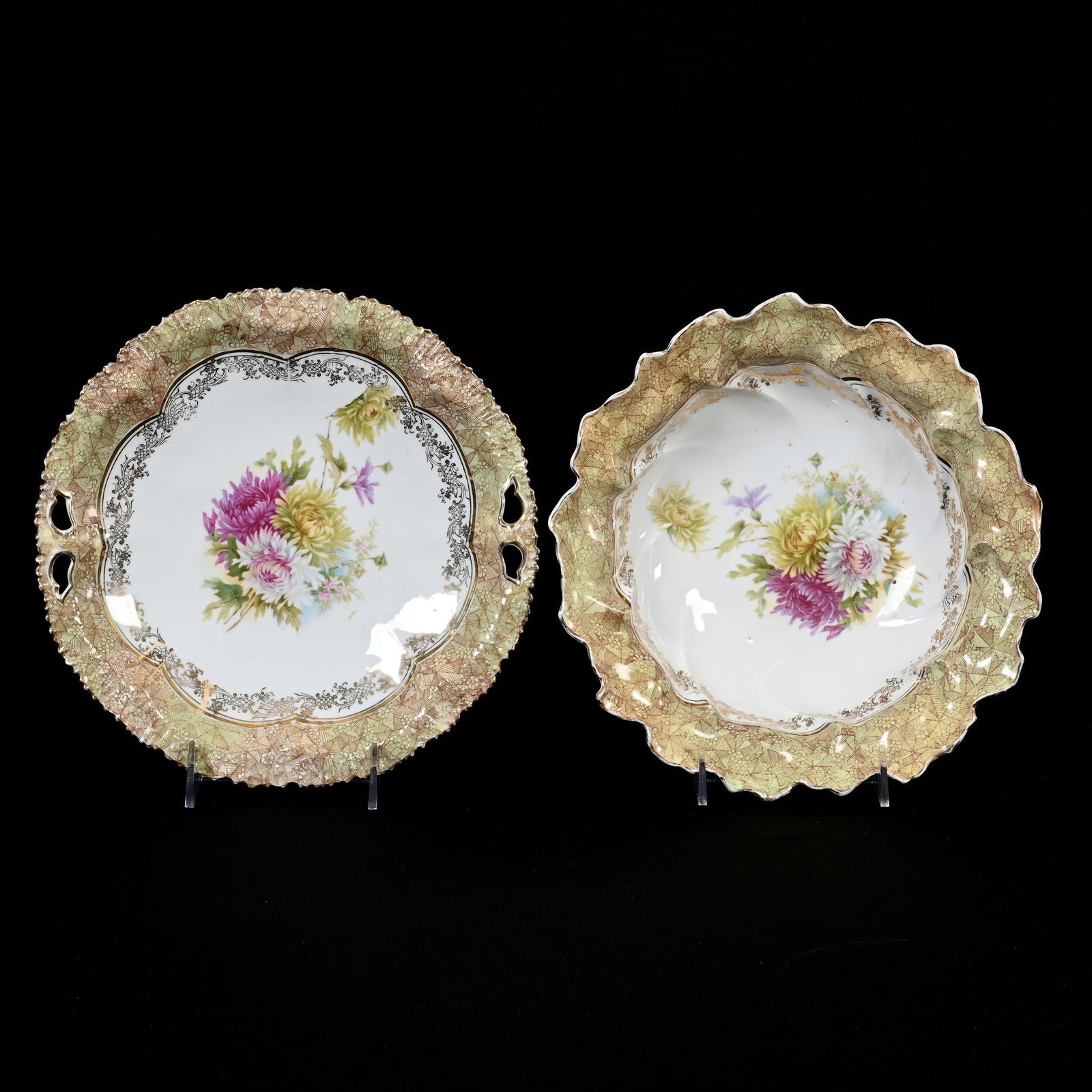 (2) Items, Both Are Unmarked R.S. Prussia (1 of 3)