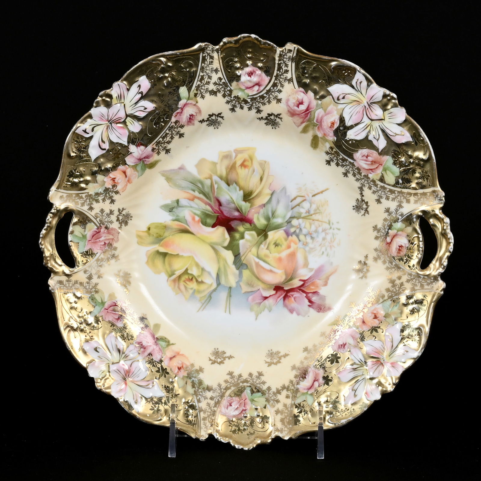 Cake Plate, Unmarked R.S. Prussia (1 of 2)