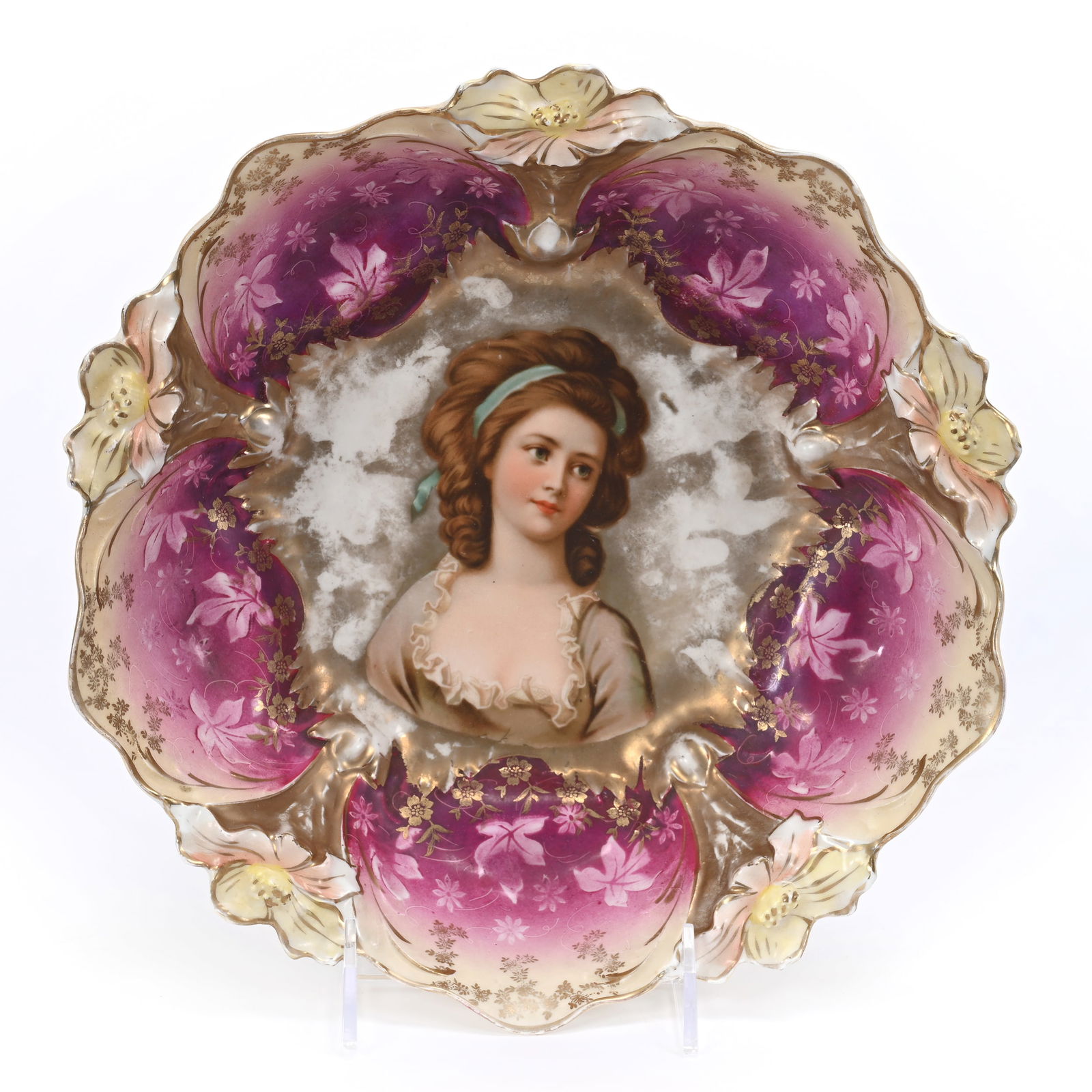 Bowl, Footed, Unmarked R.S. Prussia (1 of 2)