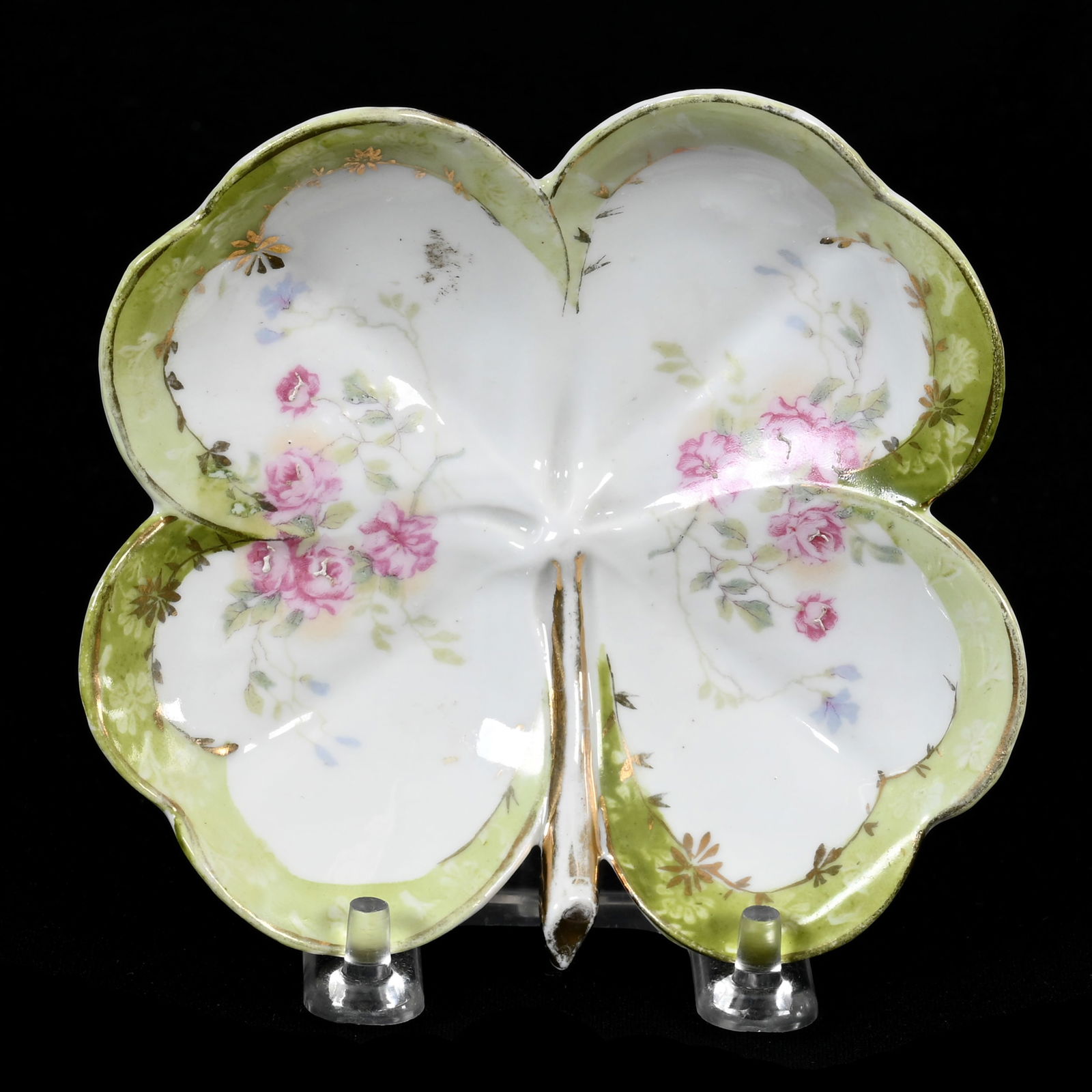 Clover Shaped Dish, Unmarked R.S. Prussia (1 of 2)