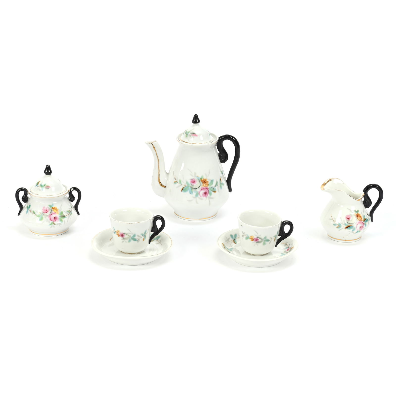 Child's Tea Set, Unmarked Prussia Style (1 of 5)