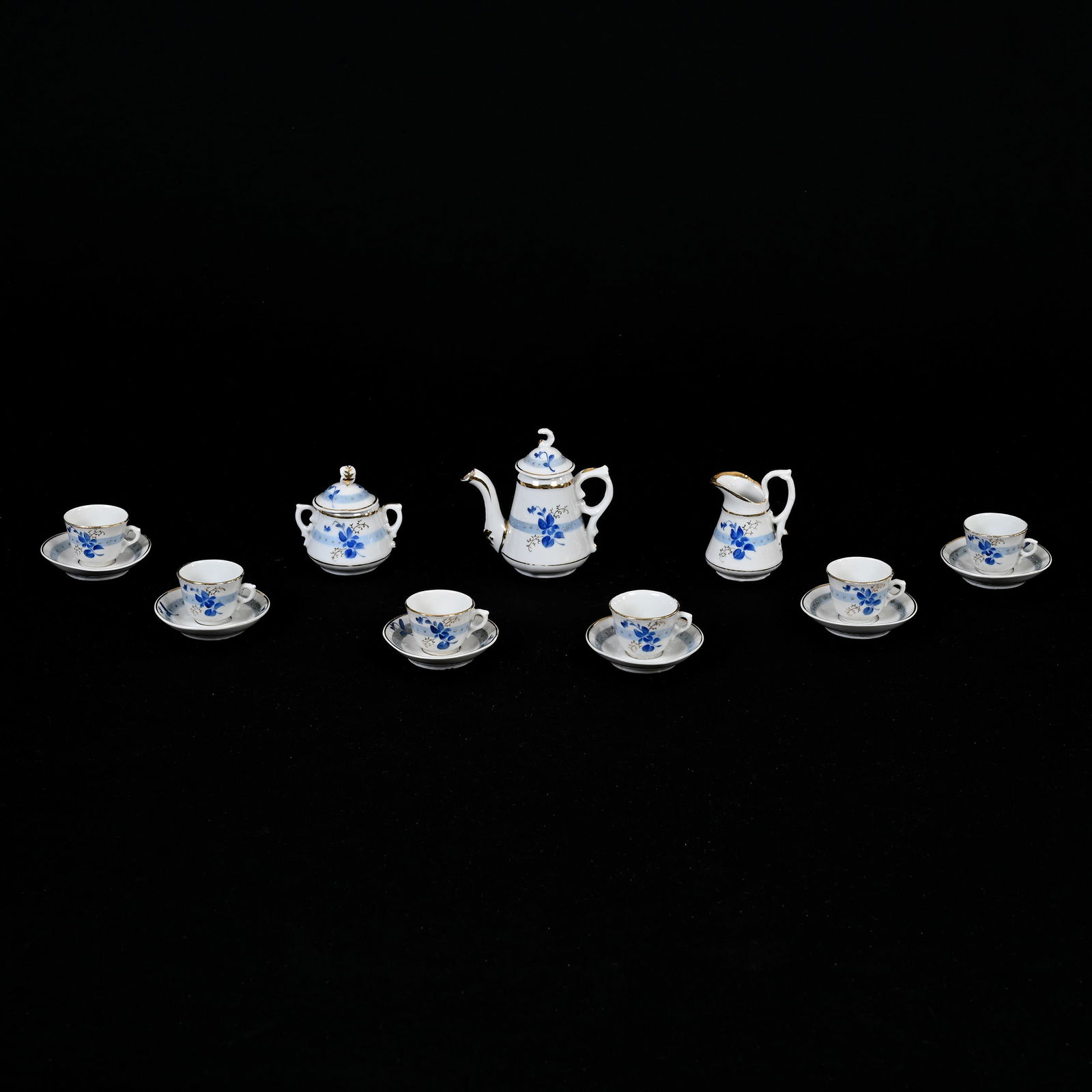 Child's Tea Set, Unmarked Prussia Style (1 of 3)