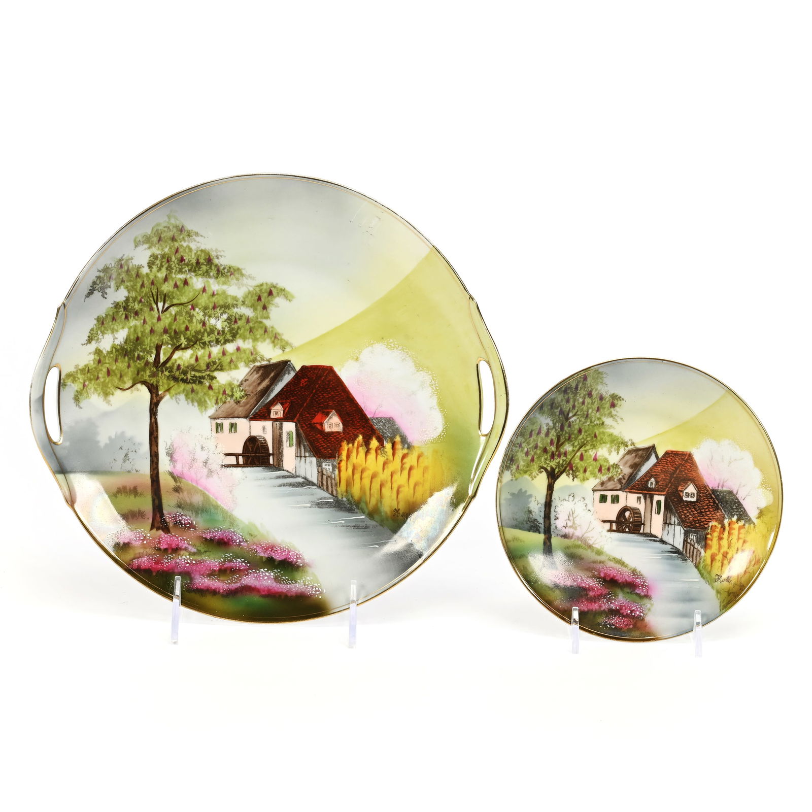 Cake Plate & Plate Marked R.S. Germany, Matching (1 of 4)