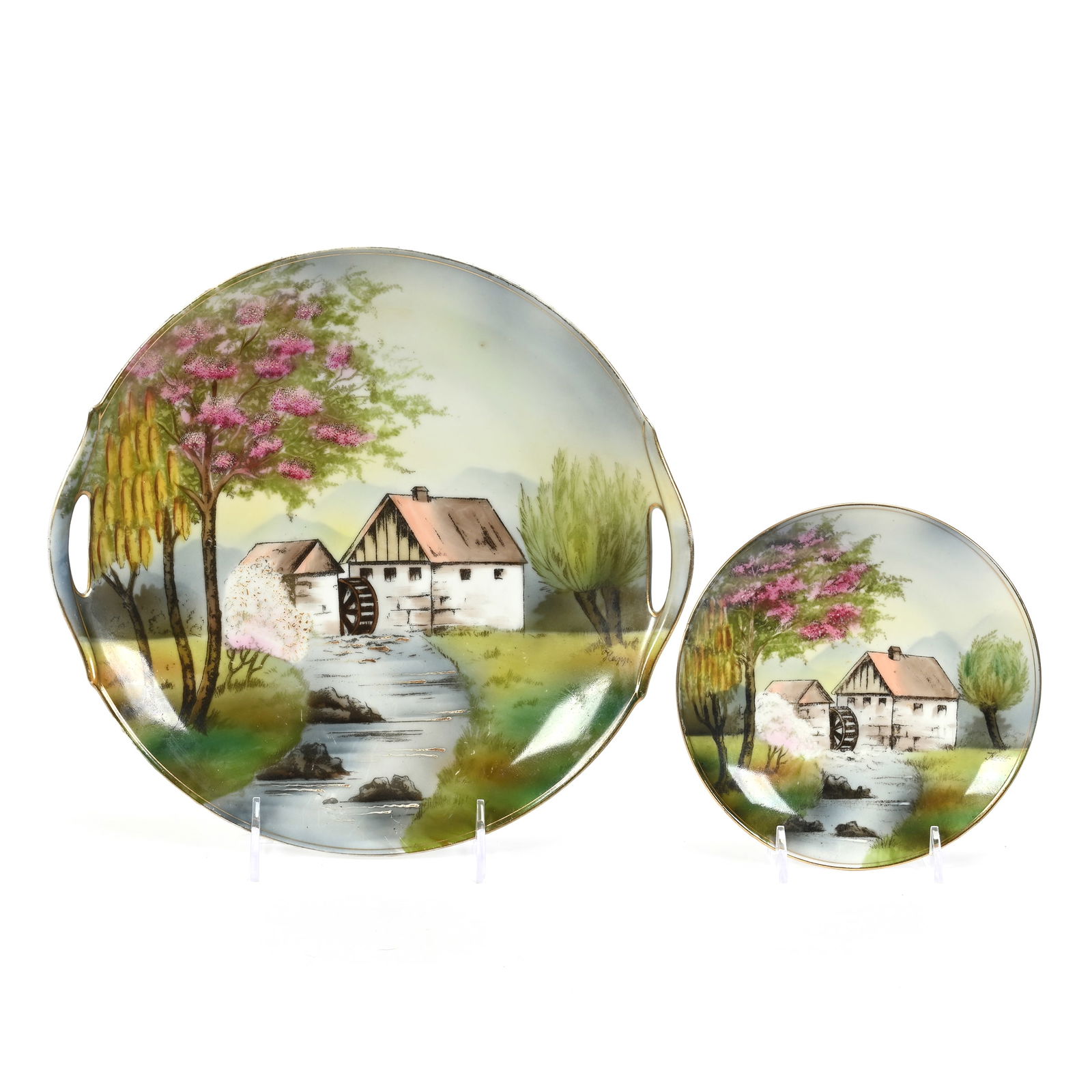 Cake Plate & Plate Marked R.S. Germany, Matching (1 of 4)