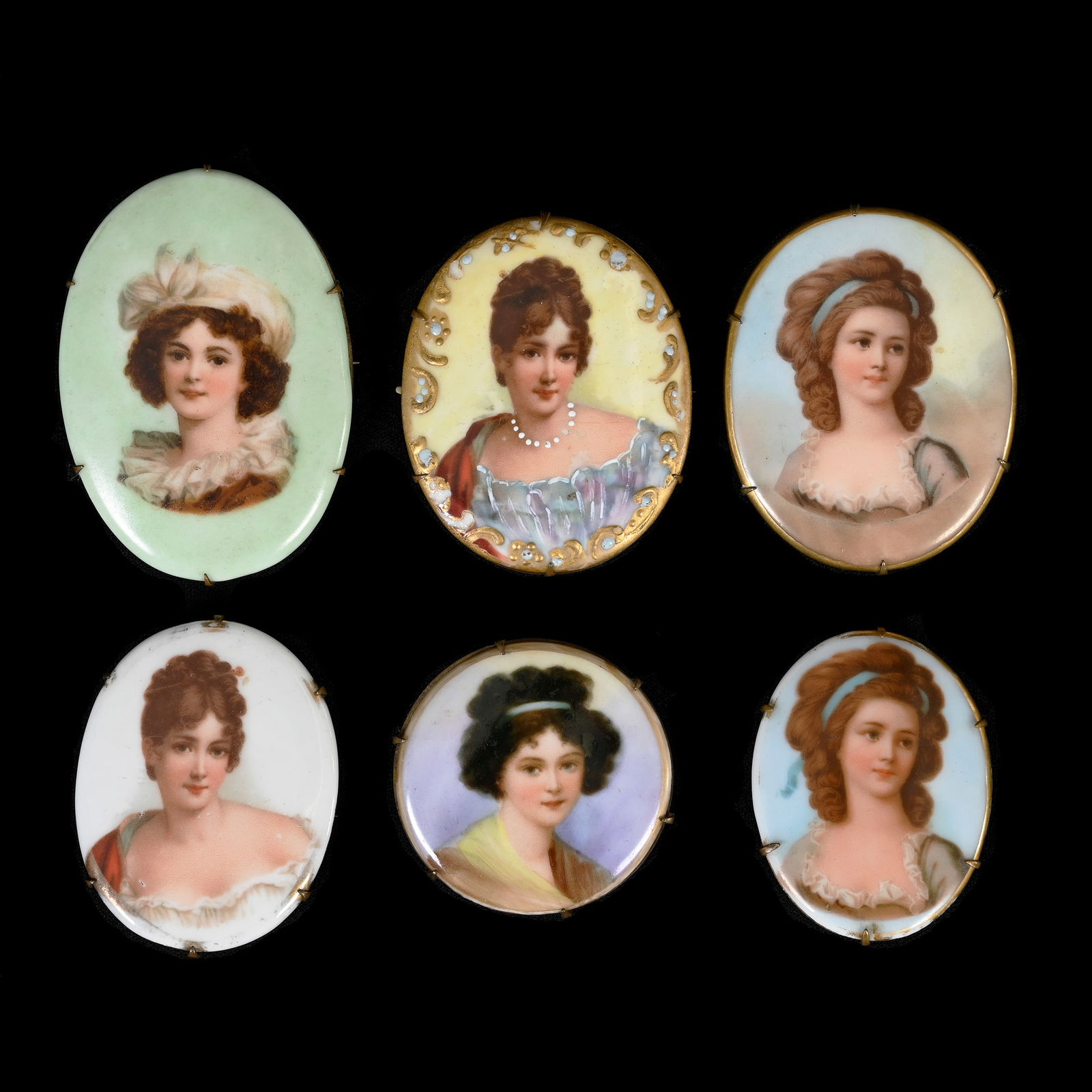 (6) Brooches With Portraits (1 of 2)