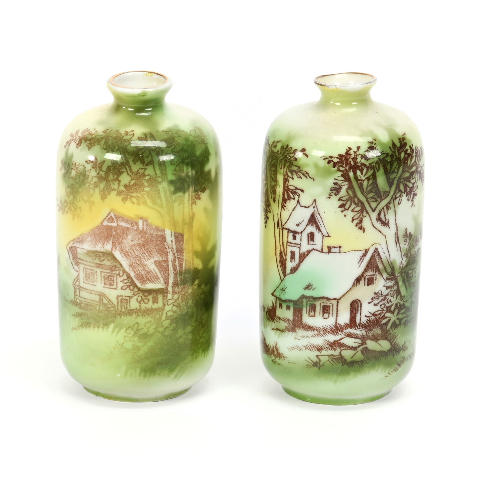 (2) Miniature Vases Marked R.S. Germany (1 of 3)