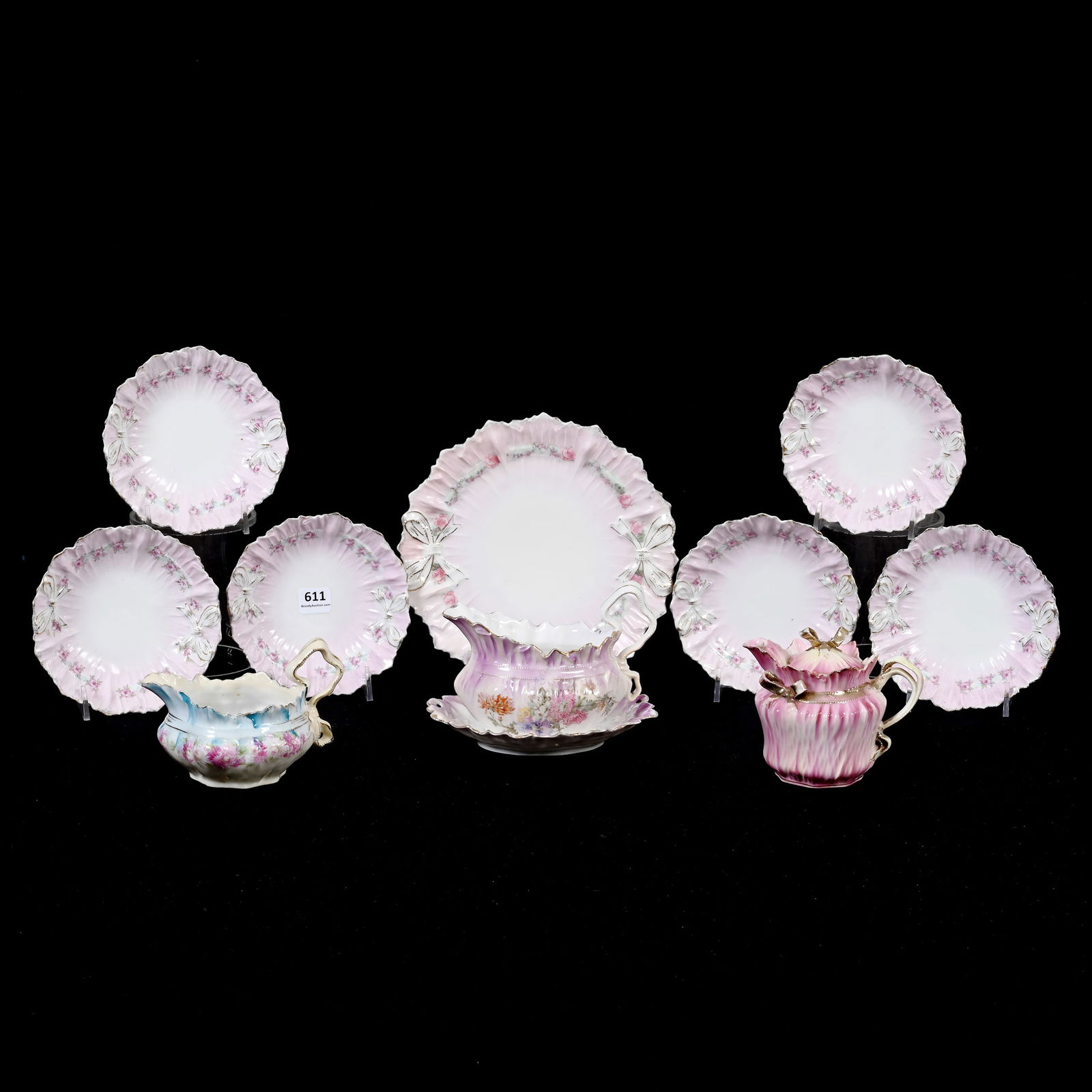 (10) Items, Unmarked R.S. Prussia (1 of 3)