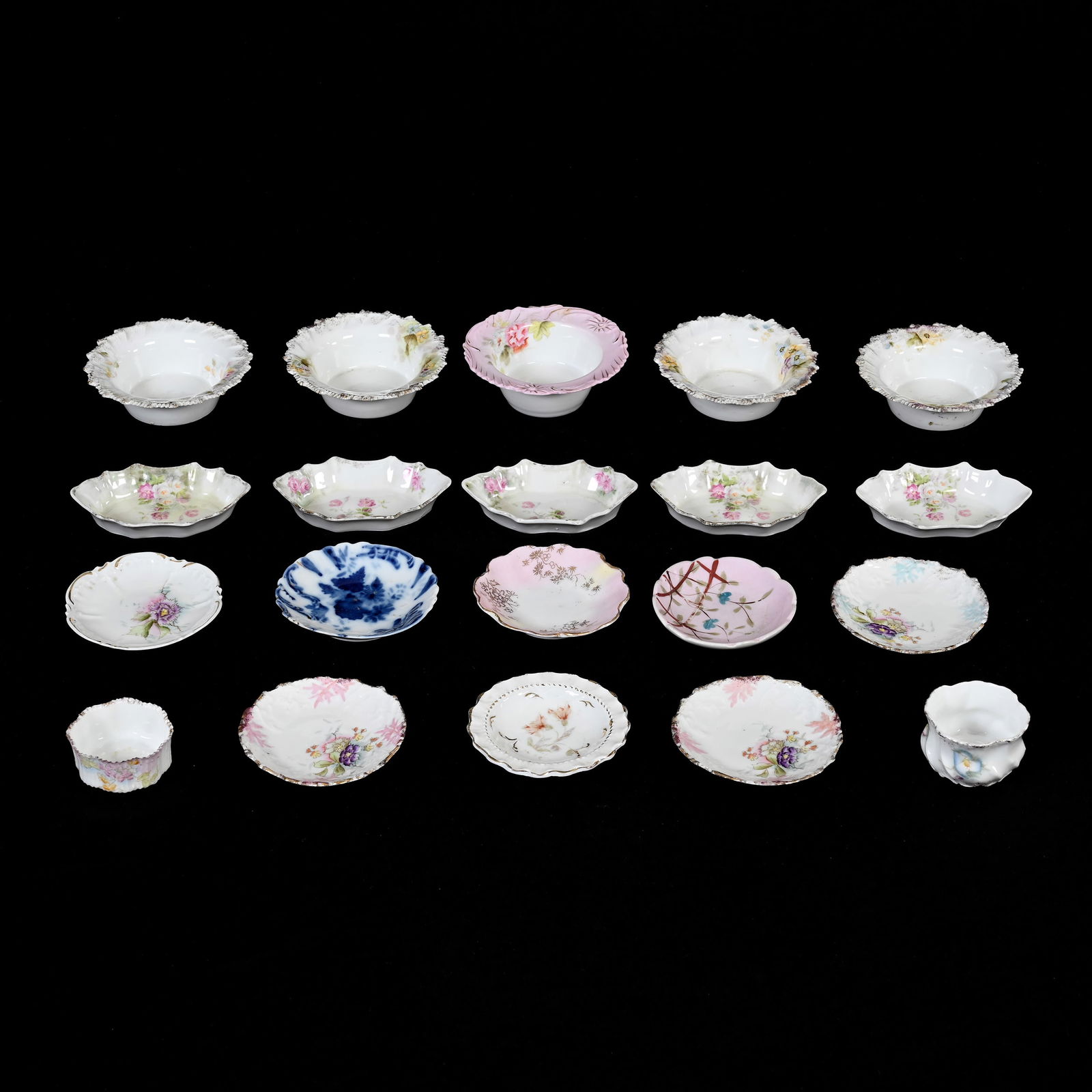 (20) Items, Unmarked R.S. Prussia (1 of 2)