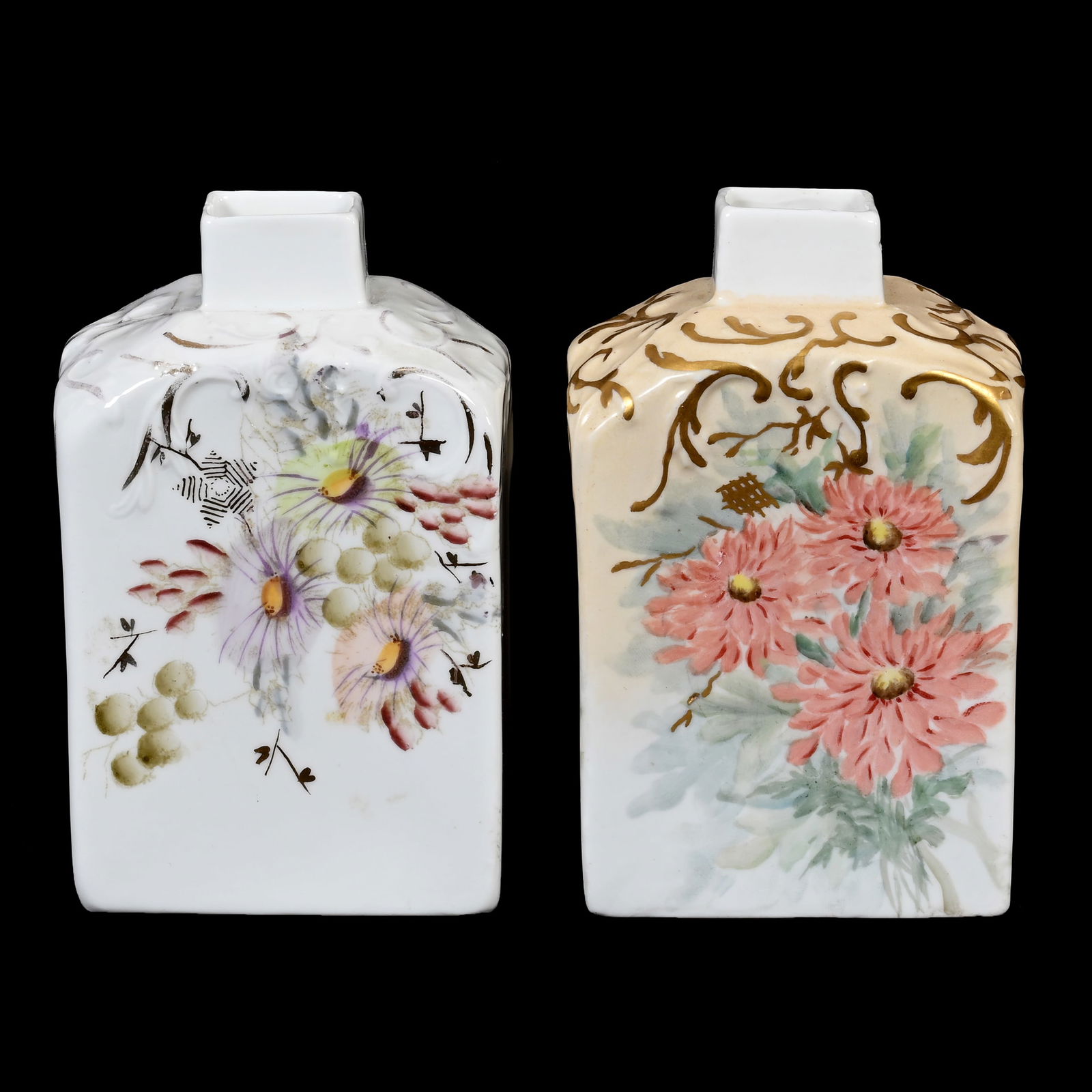 (2) Tea Caddies, Unmarked R.S. Prussia (1 of 3)