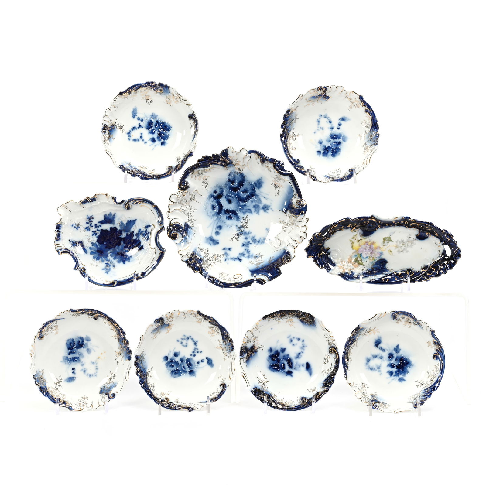 (9) Items, Unmarked R.S. Prussia (1 of 5)