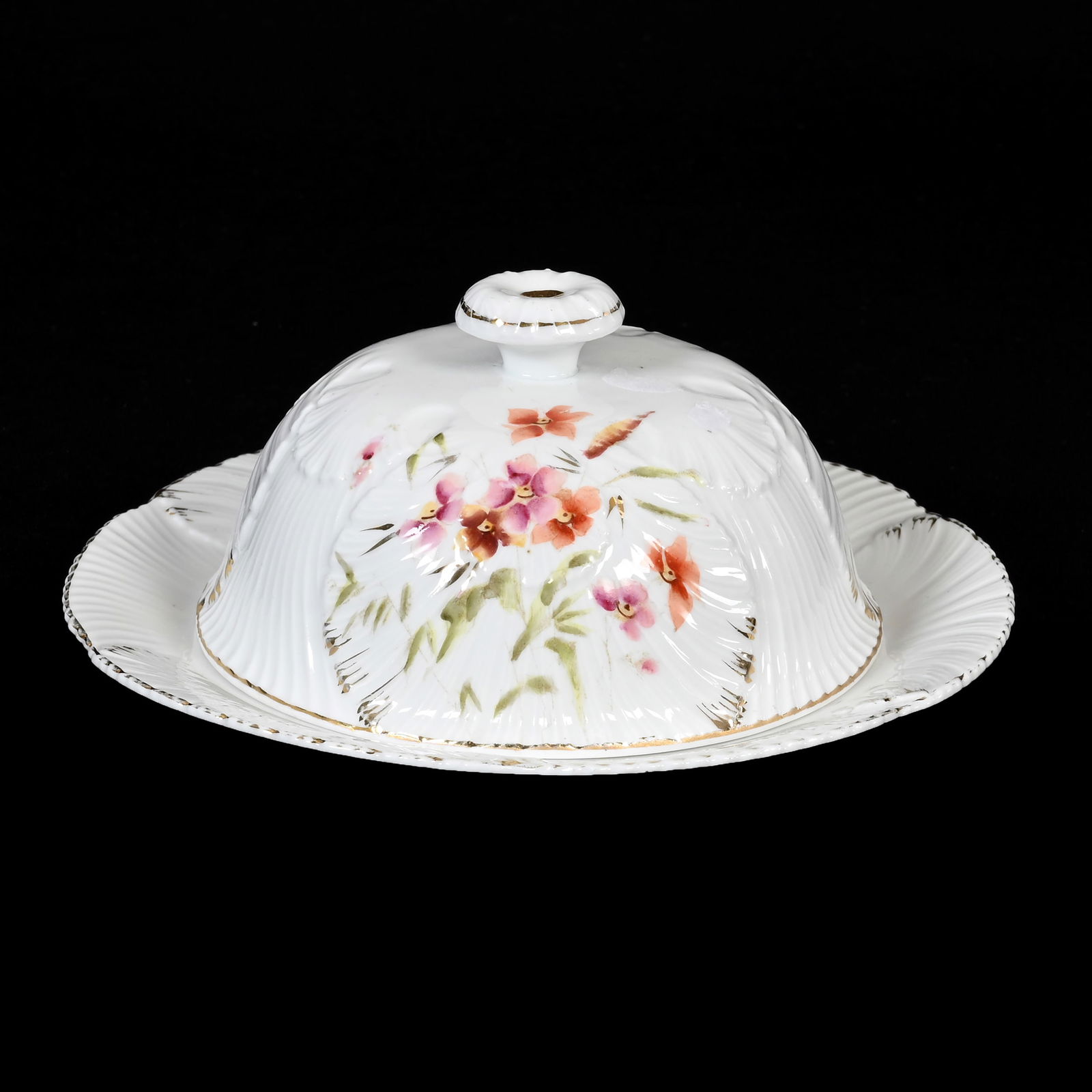 Covered Butterdish, Unmarked R.S. Prussia (1 of 3)