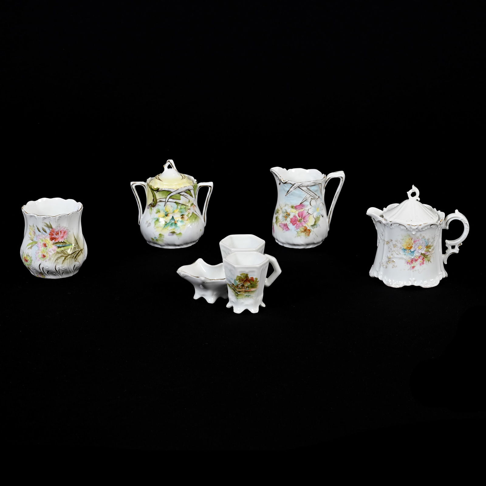 (5) Items, Unmarked R.S. Prussia (1 of 4)