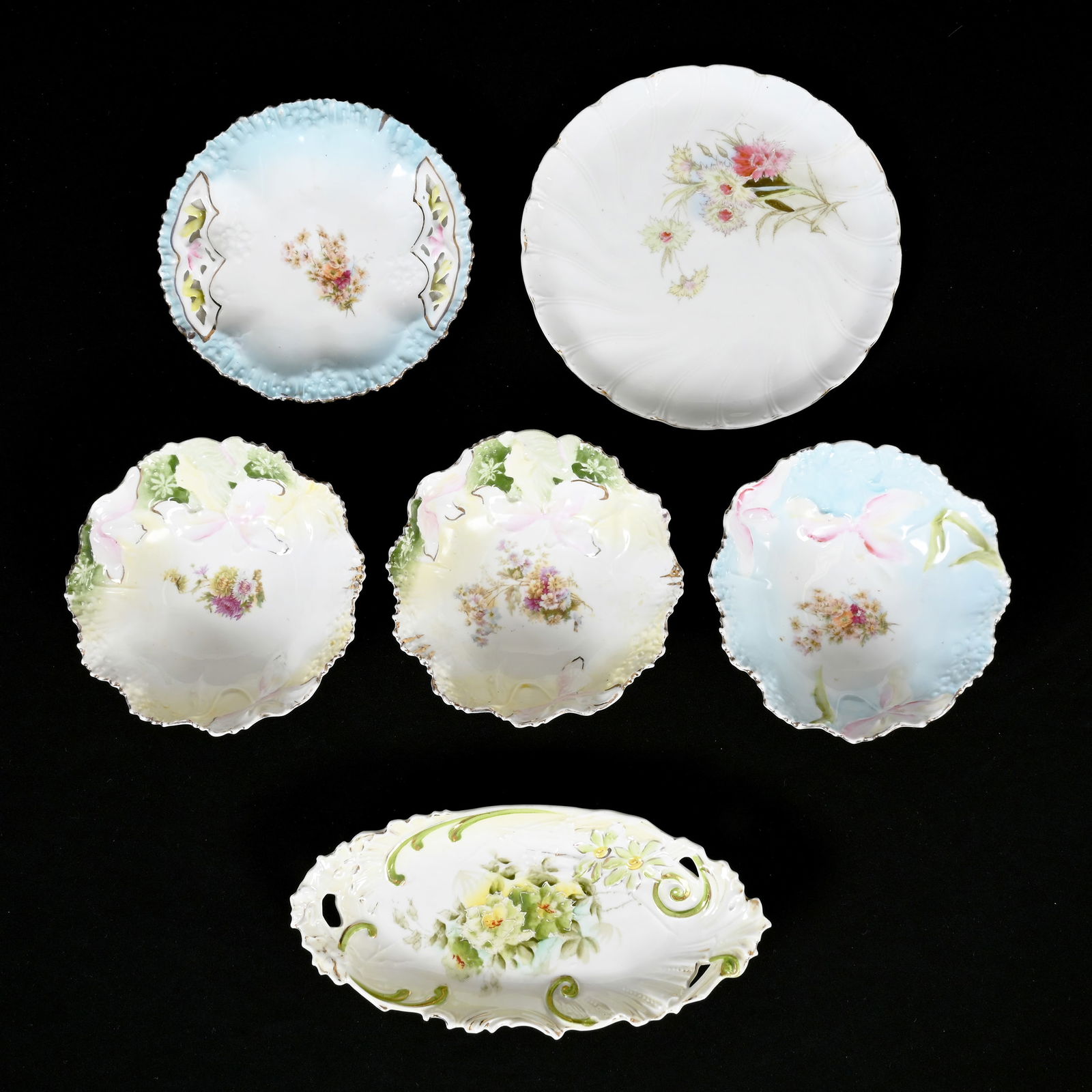 (6) Items, Unmarked R.S. Prussia (1 of 2)