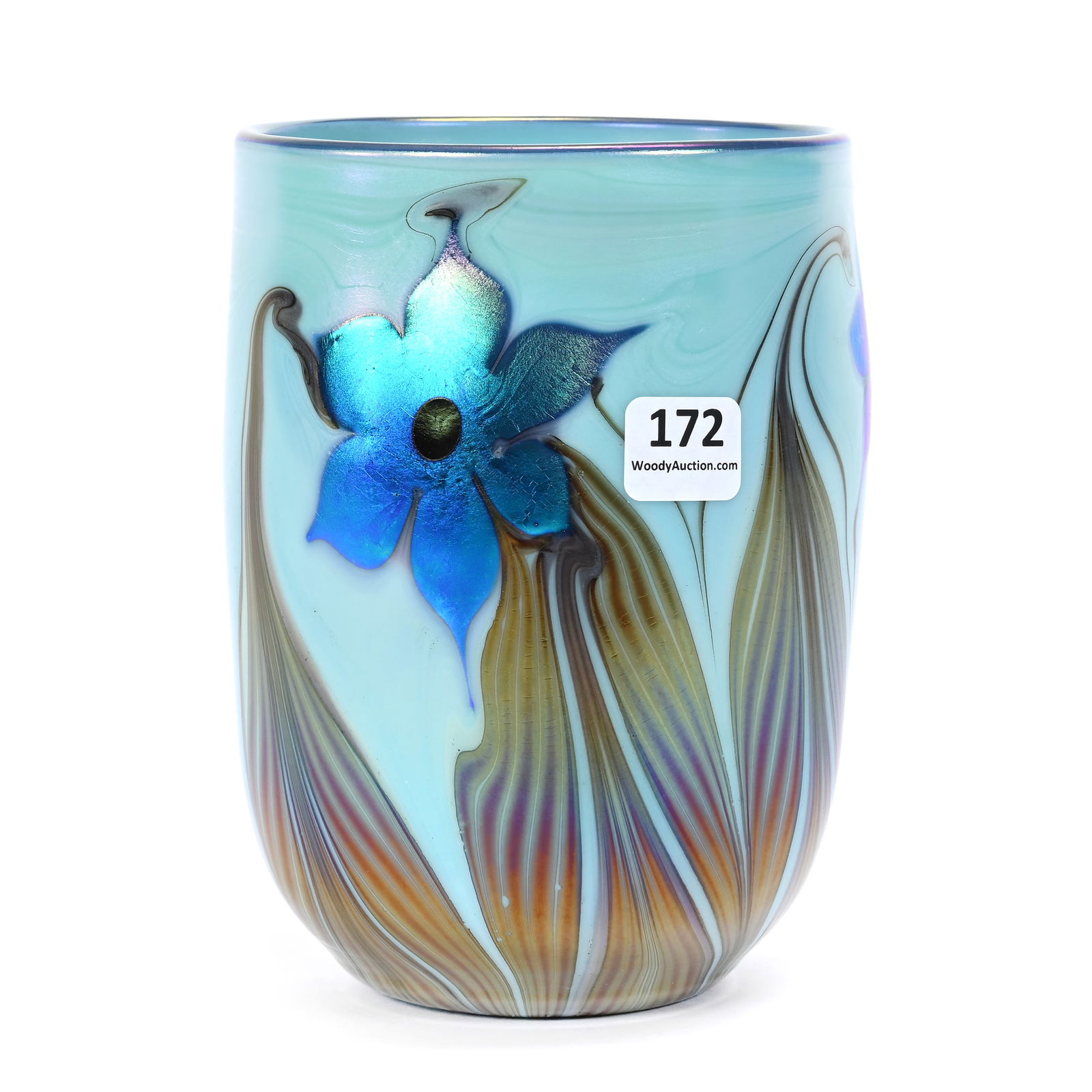 Vase Signed Orient & Flume Contemporary Art Glass (1 of 5)