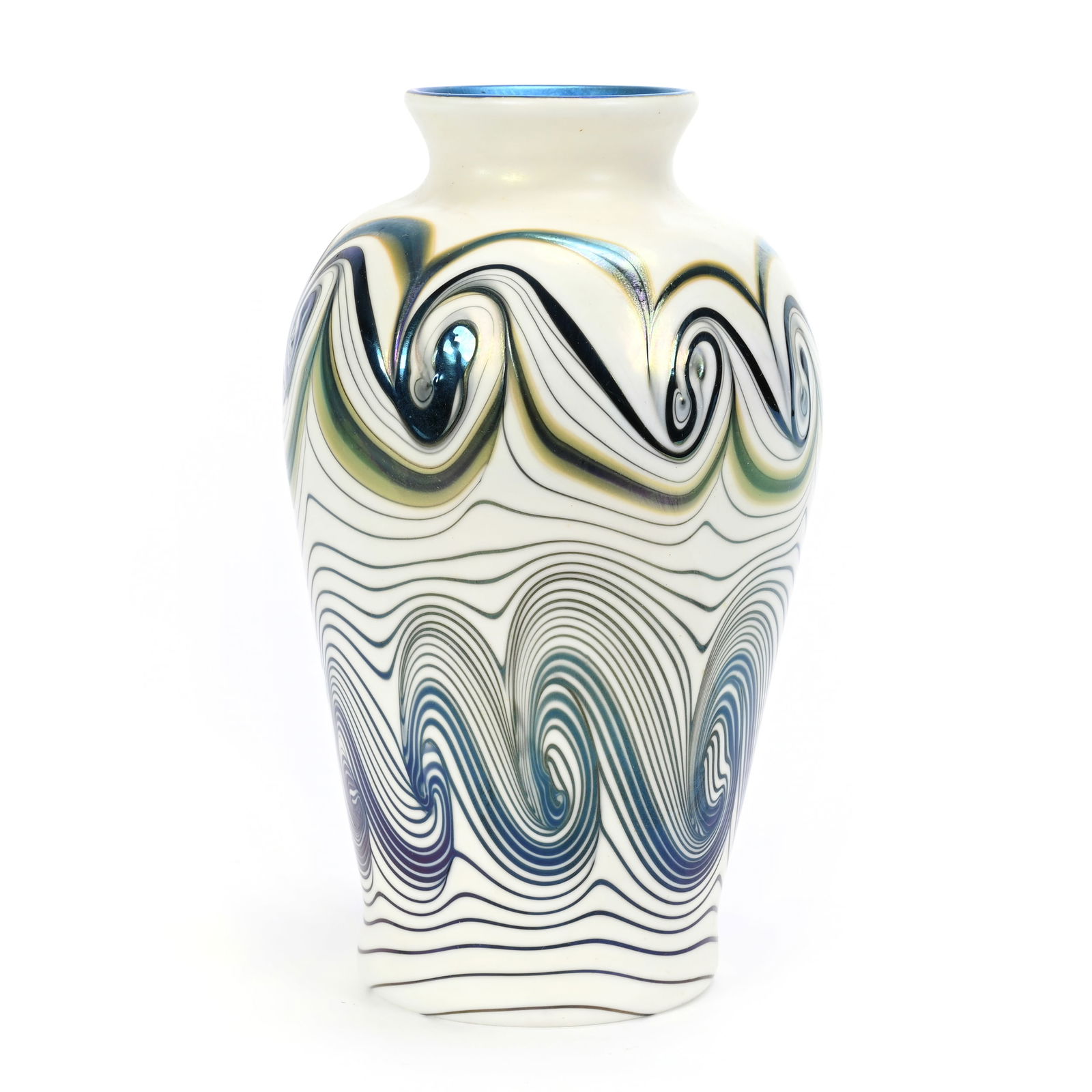 Vase Signed Orient & Flume Contemporary Art Glass (1 of 5)