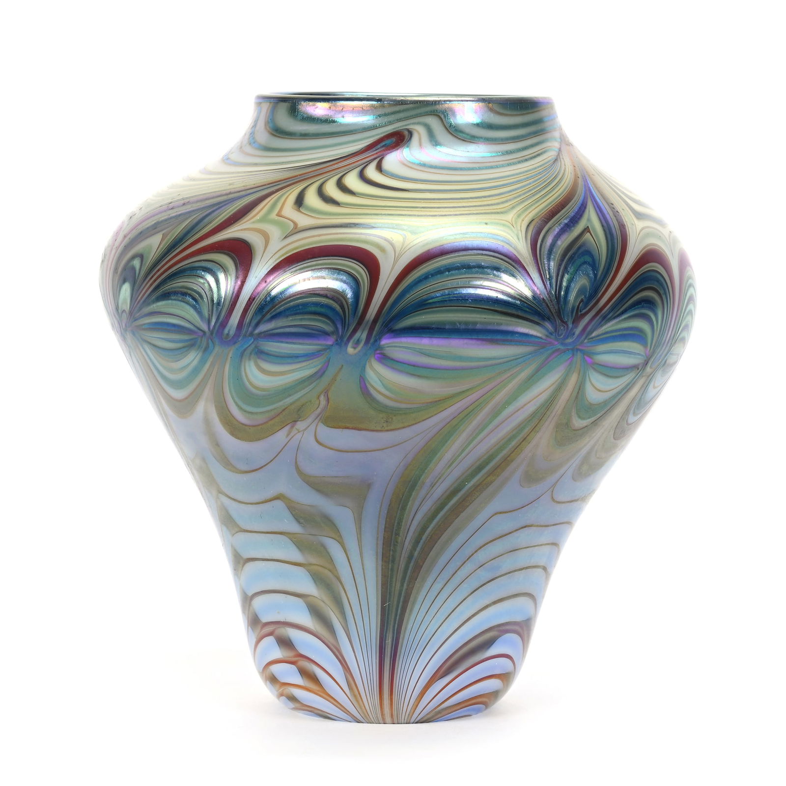 Vase Signed Orient & Flume Contemporary Art Glass (1 of 4)