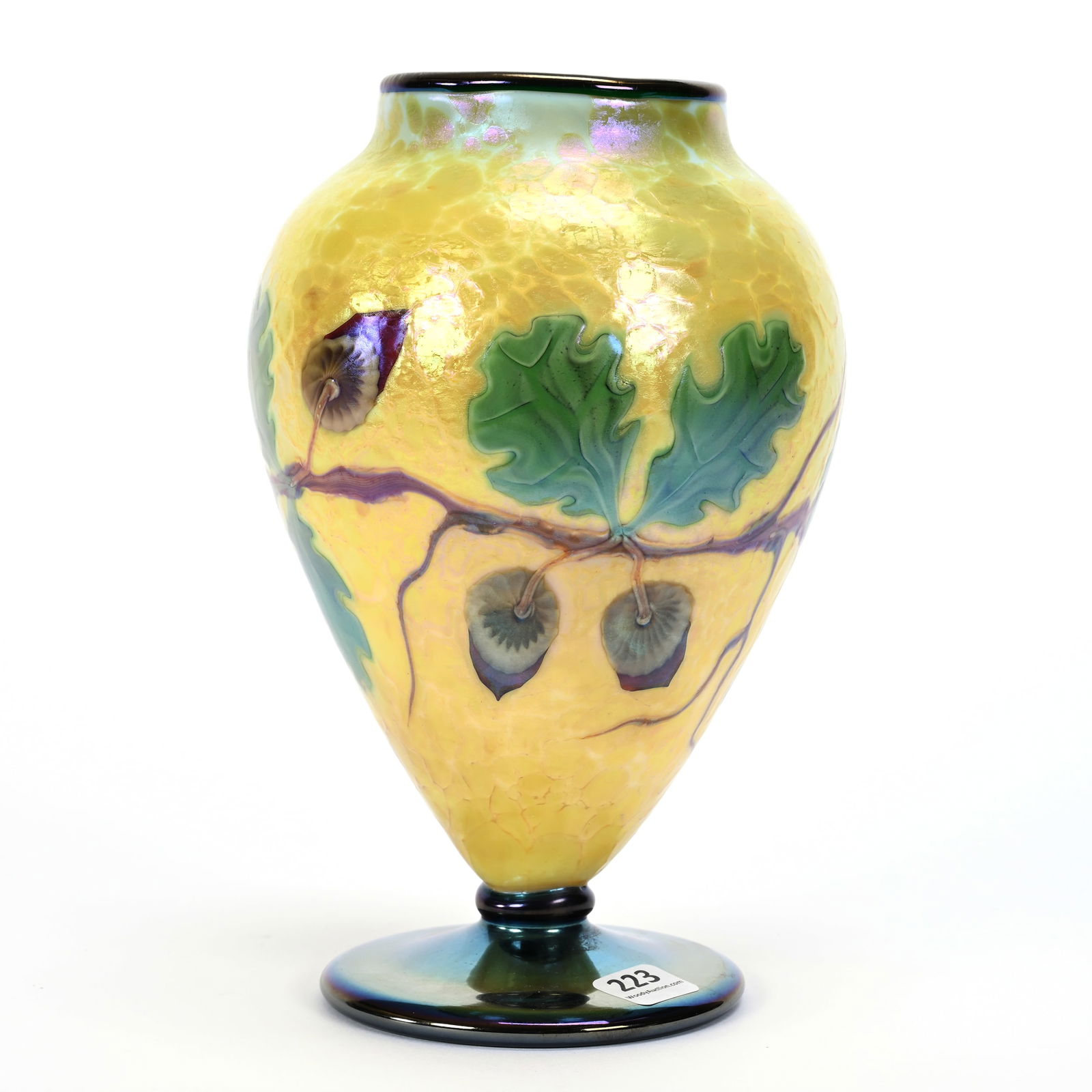 Vase Signed Orient & Flume Contemporary Art Glass (1 of 4)