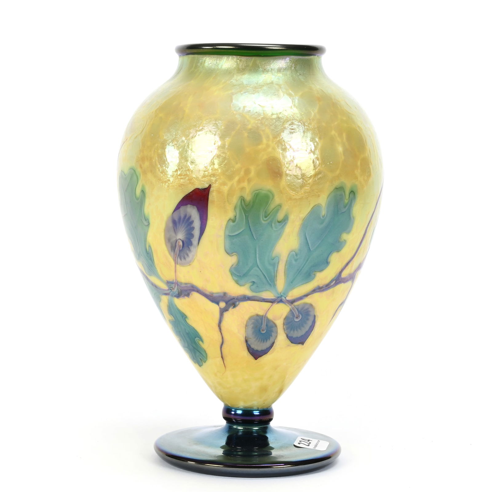 Vase Signed Orient & Flume Contemporary Art Glass (1 of 4)