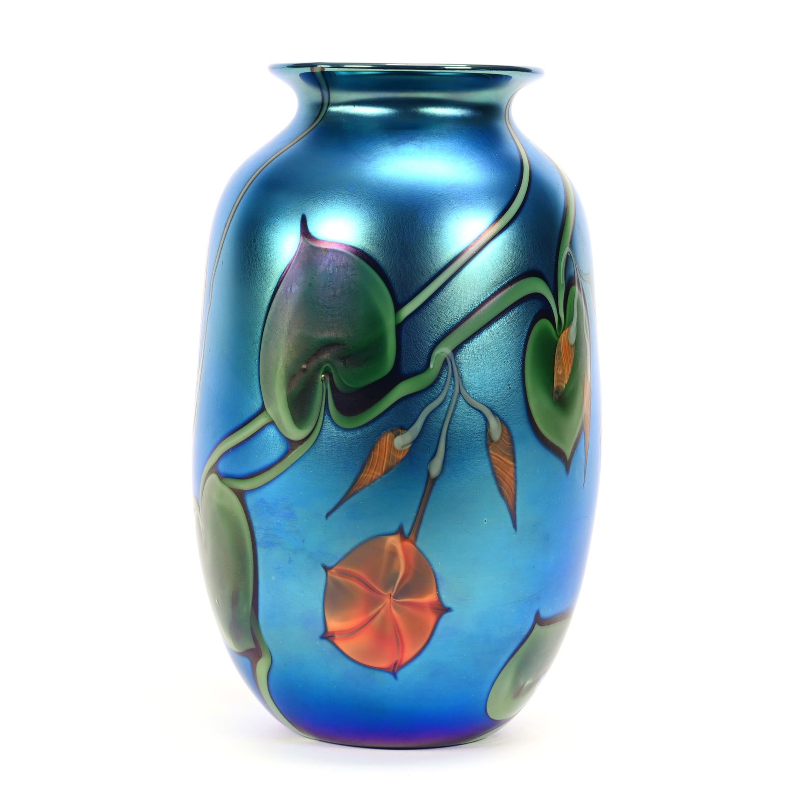 Vase Signed Orient & Flume Contemporary Art Glass (1 of 3)