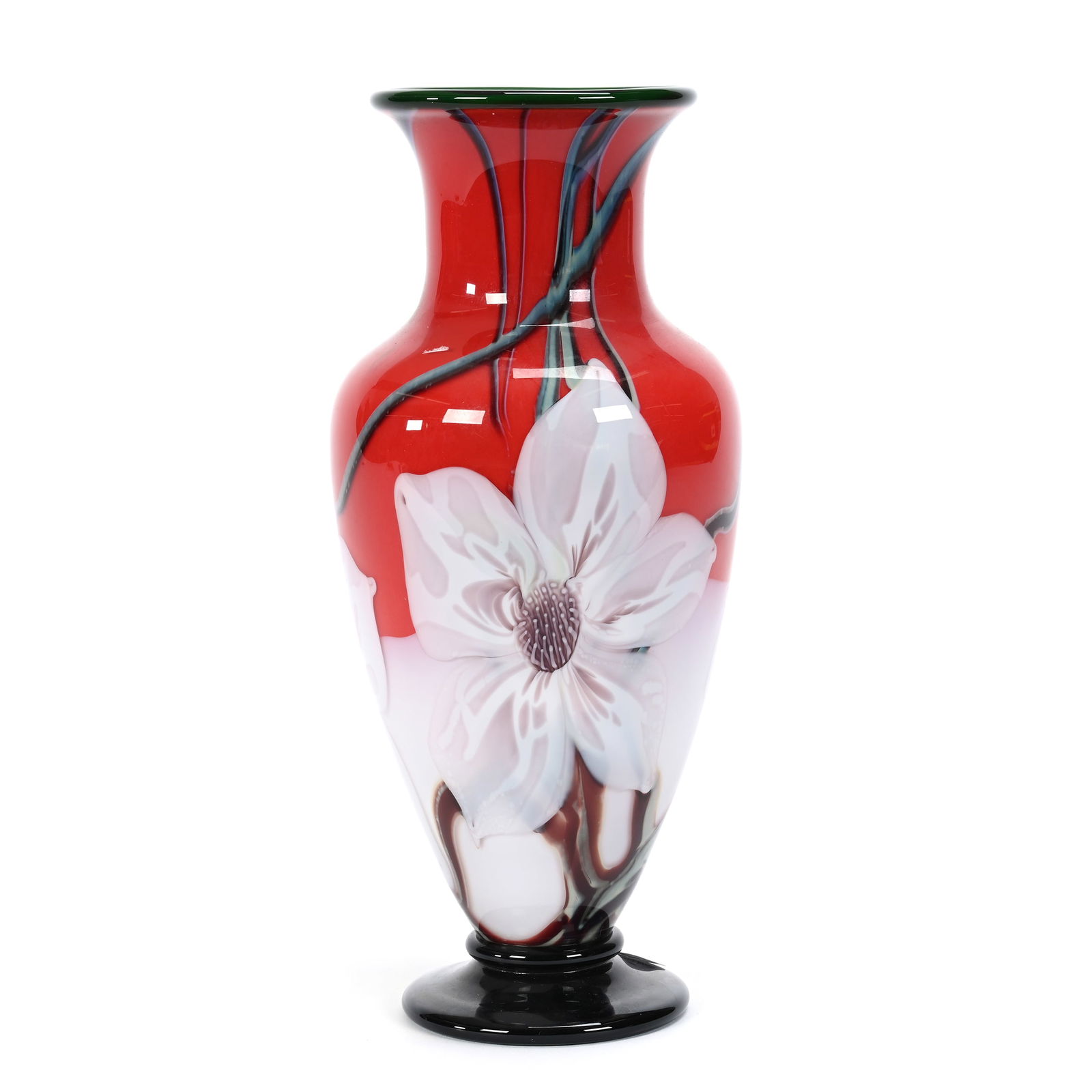 Vase Signed Orient & Flume Contemporary Art Glass (1 of 3)