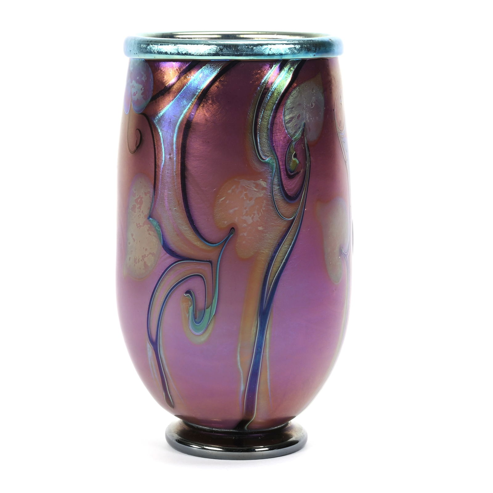 Vase Signed Orient & Flume Contemporary Art Glass (1 of 4)